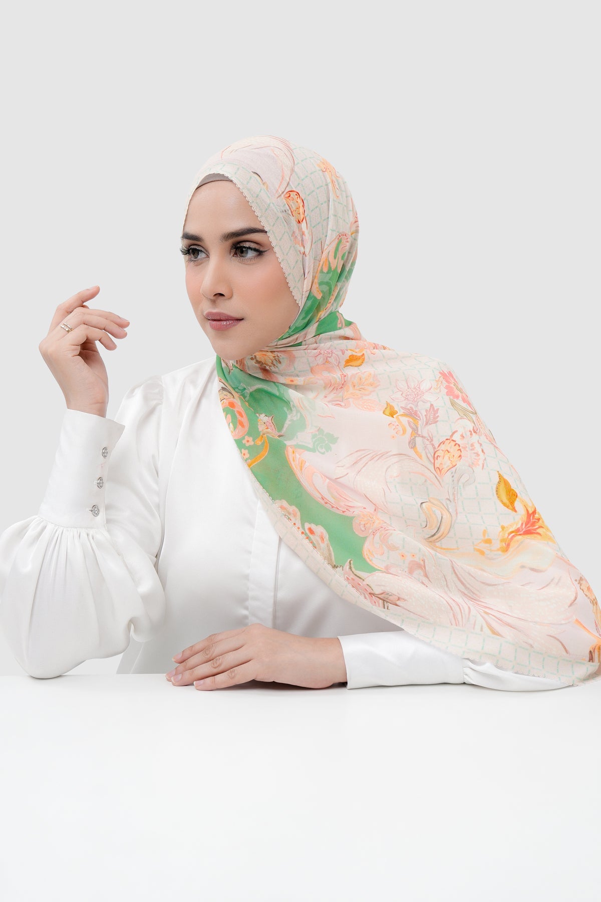Autograph 3.0 Voile Shawl - Watercolor