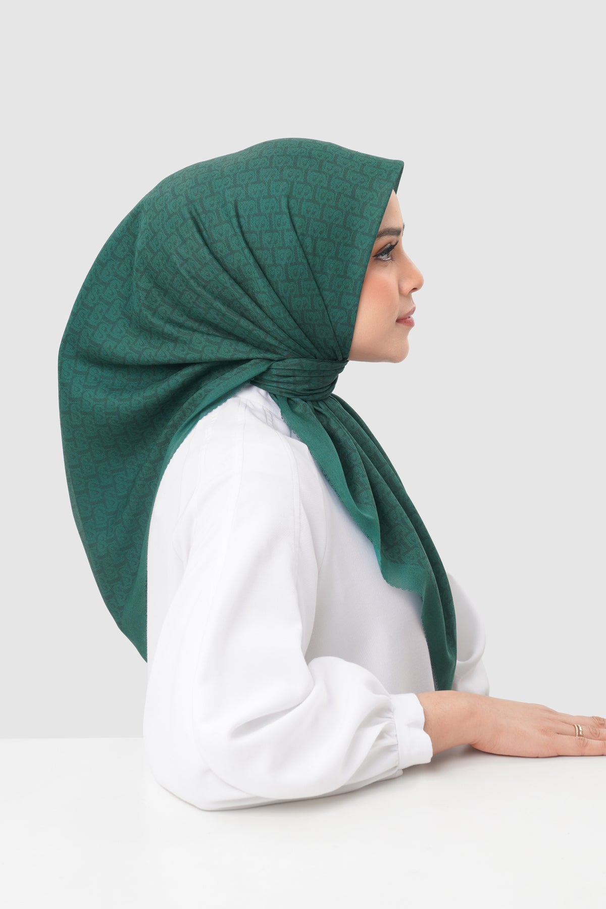 Bimu Twill Square - Verdant Green