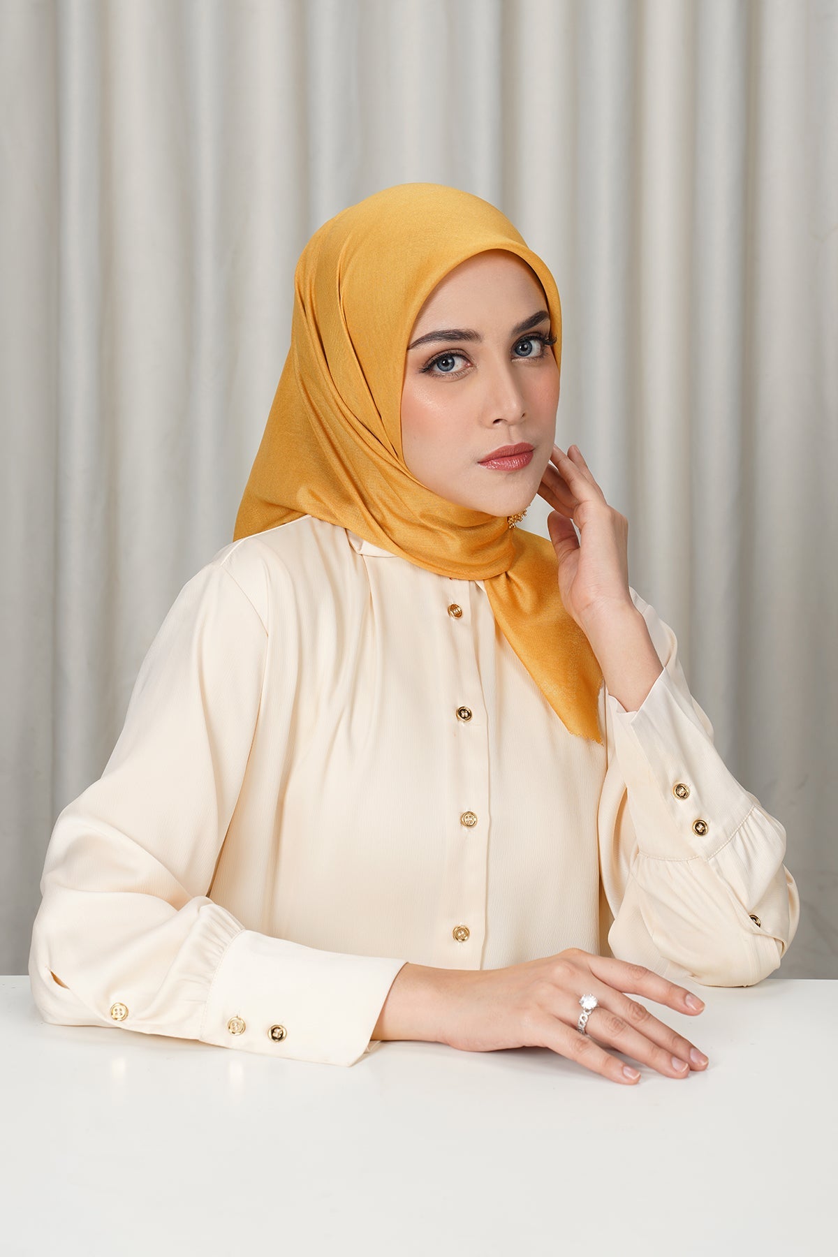 Today's Scarf - Mineral Yellow
