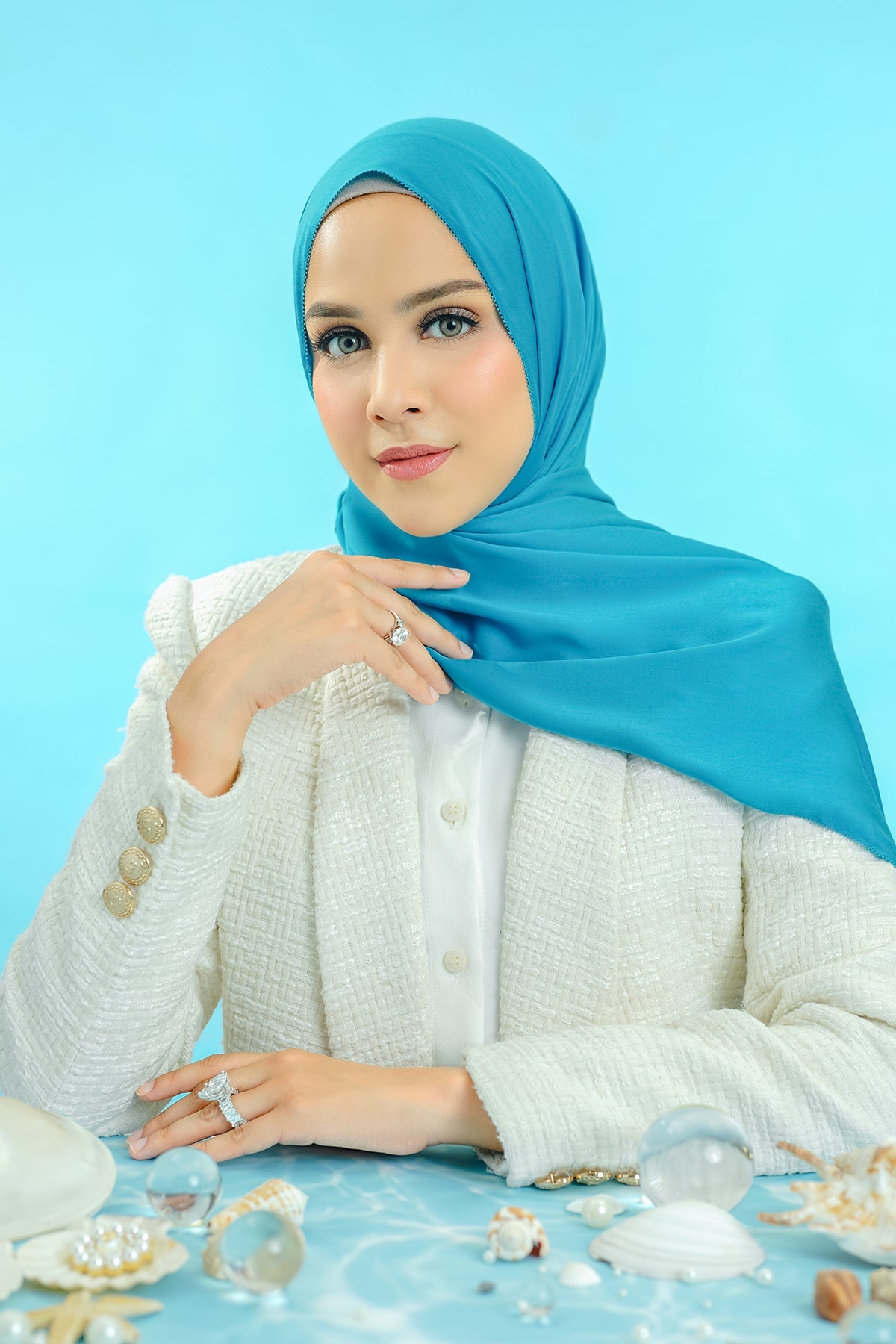 Zara Shawl - Teal