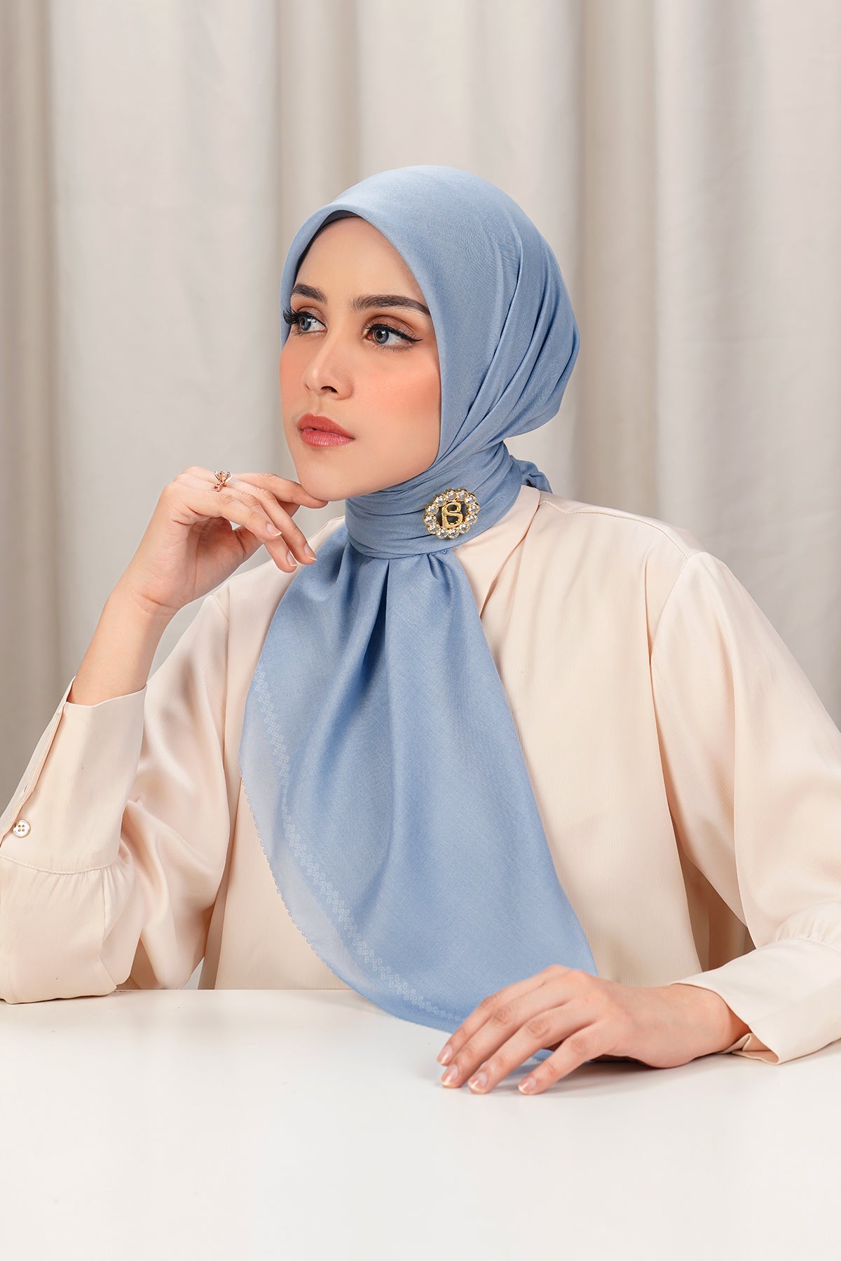 Today's Scarf - Forever Blue