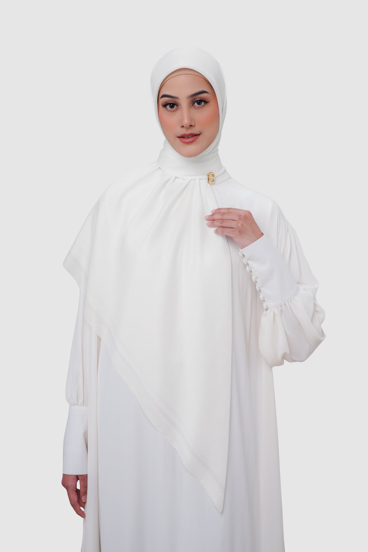 Today's Scarf XL - True White