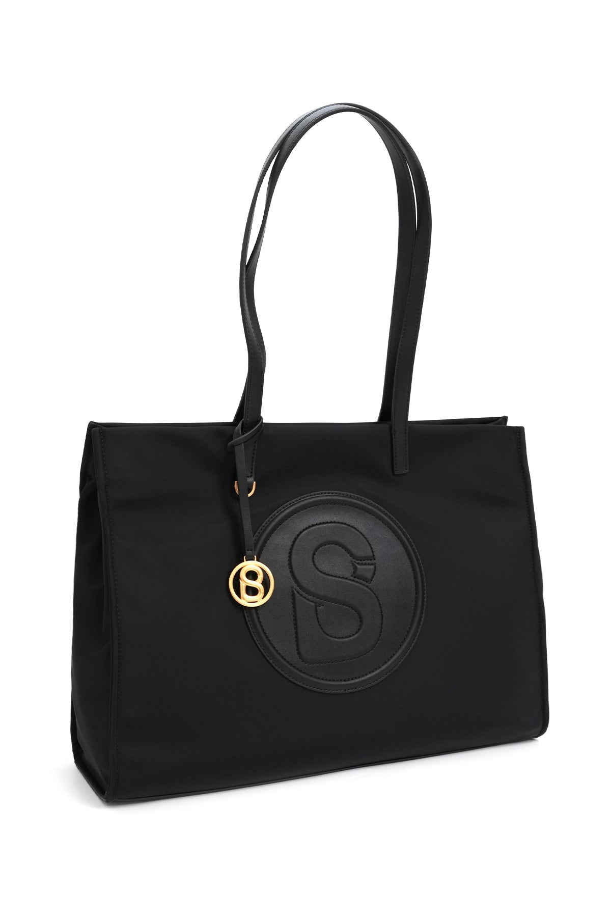 Aaliya Nylon Tote Bag - Black