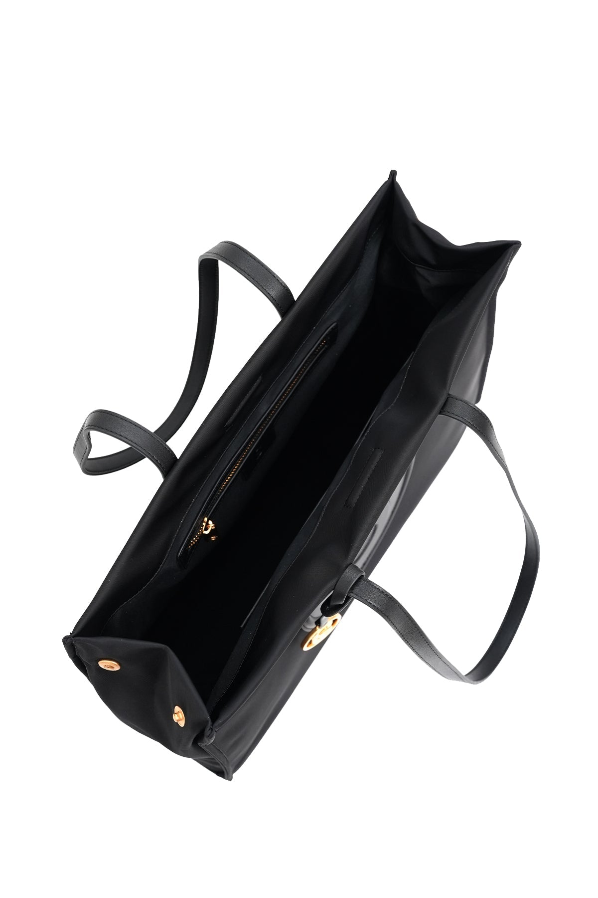 Aaliya Nylon Tote Bag - Black