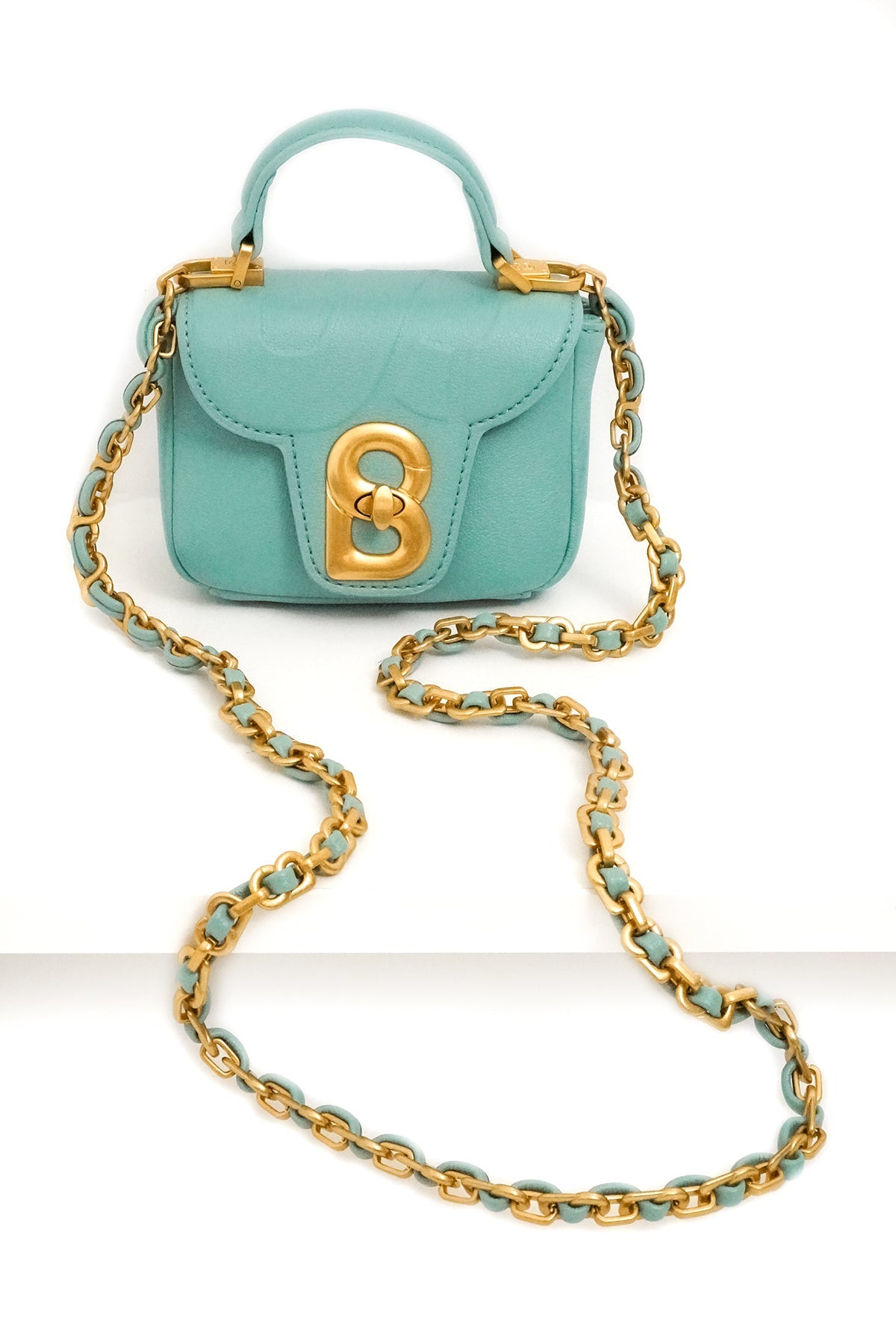 Alma Flap Bag Micro - Turquoise