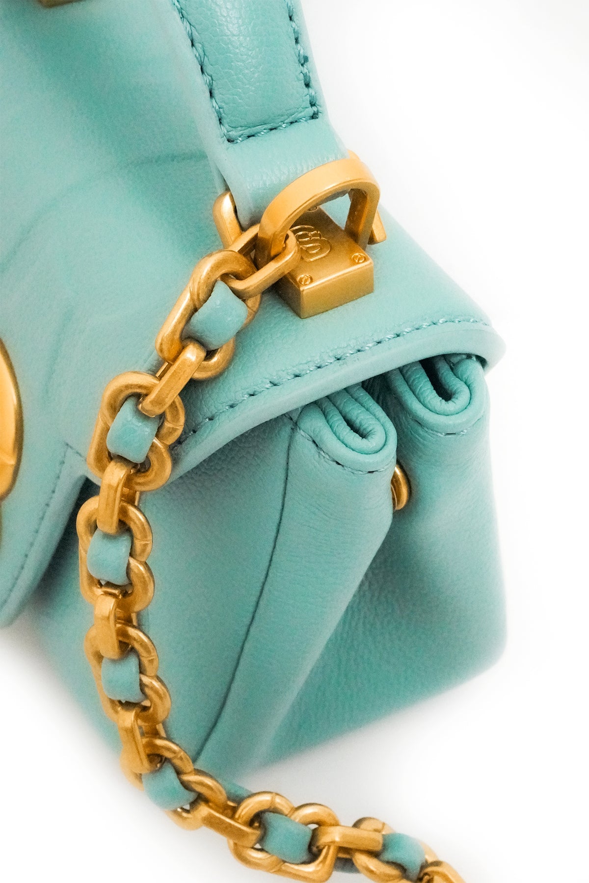 Alma Flap Bag Micro - Turquoise