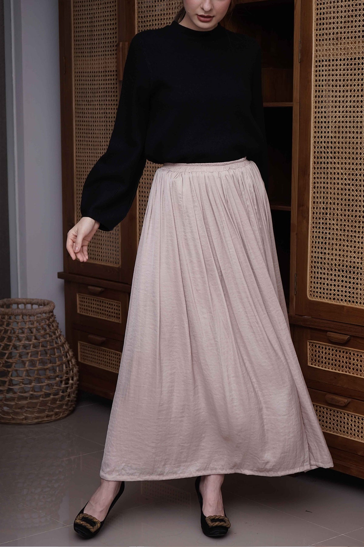 Oat Classic Flowy Skirt
