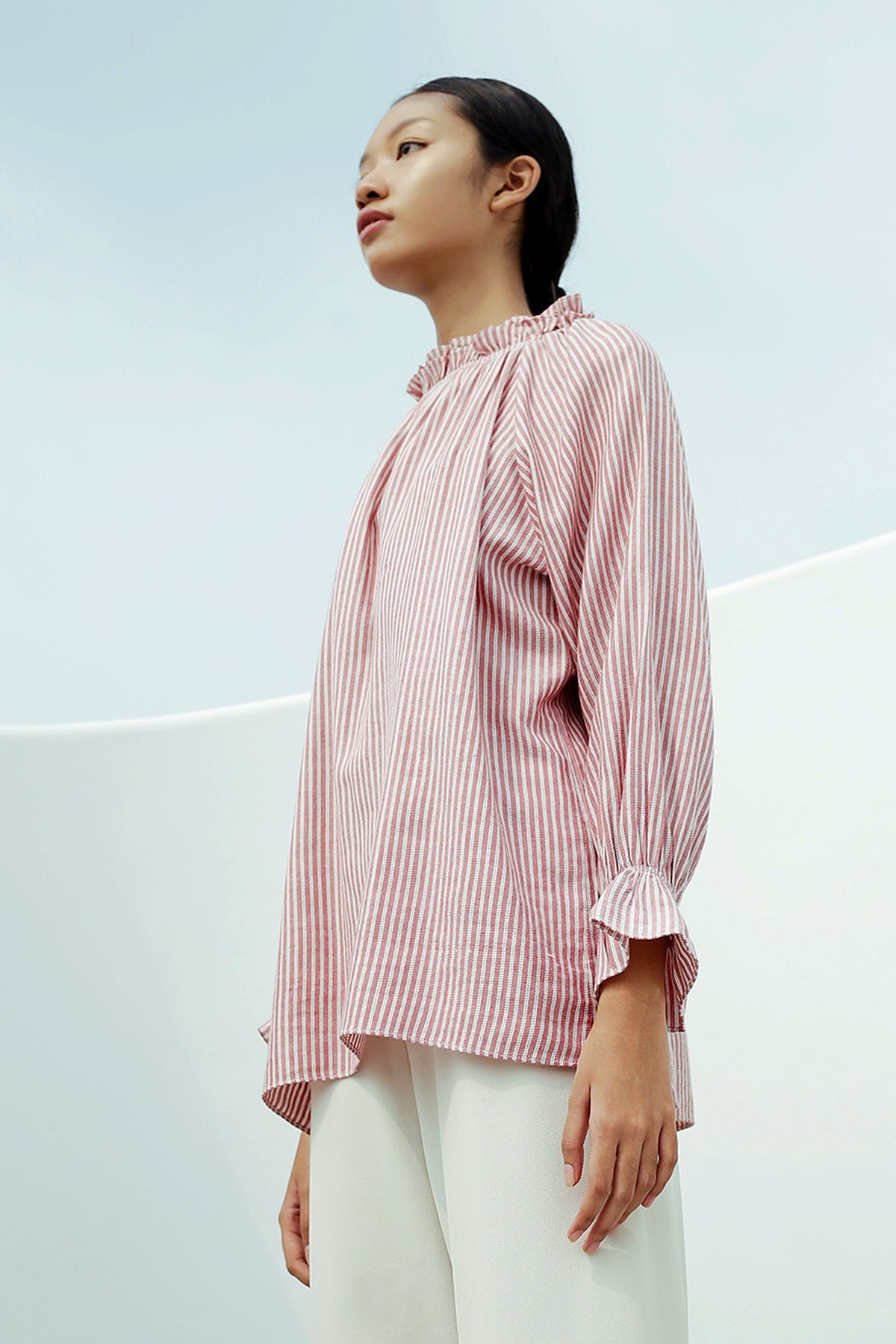 Red Marsha Blouse