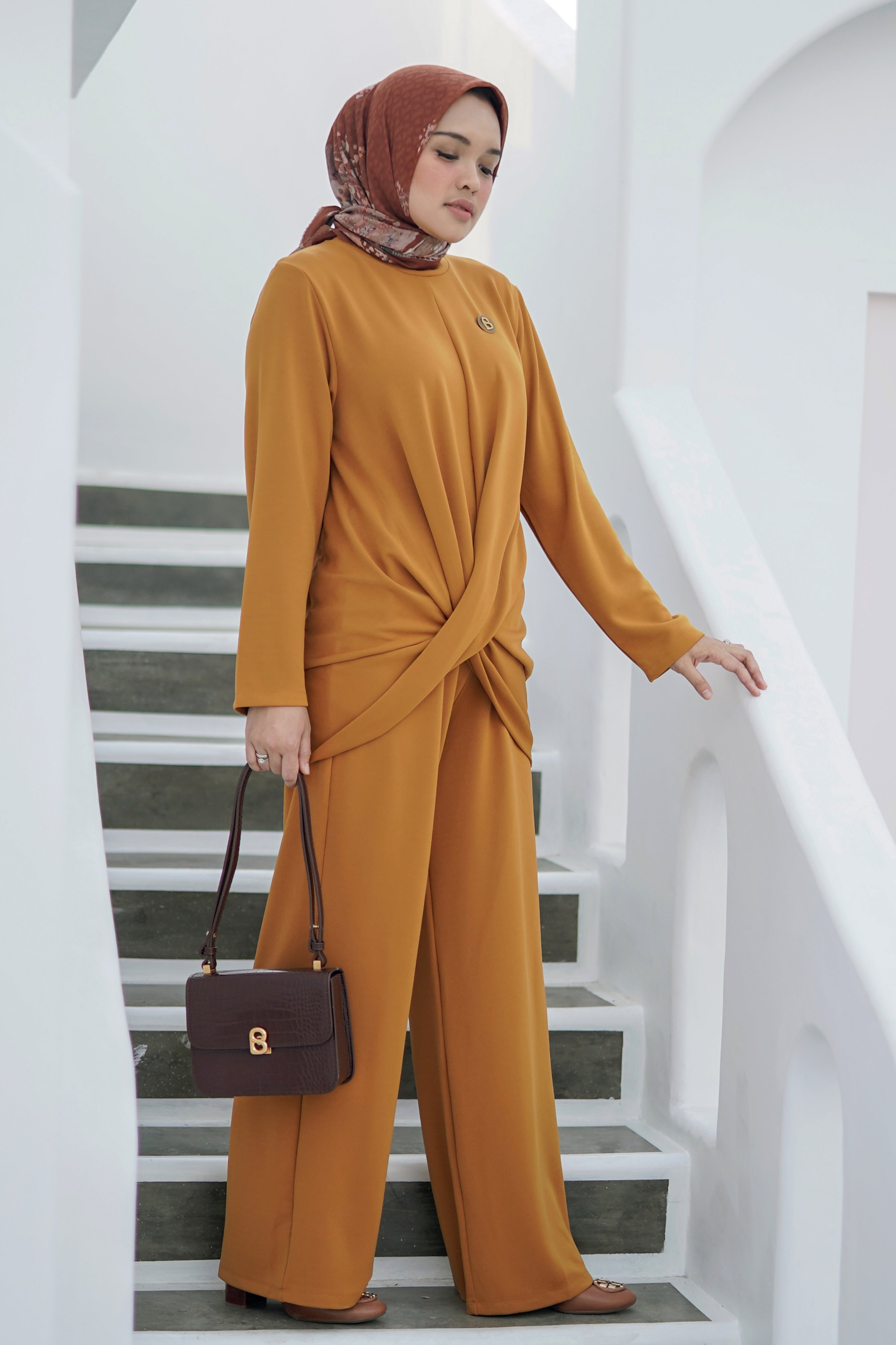 Mustard Twisted Comfy Set