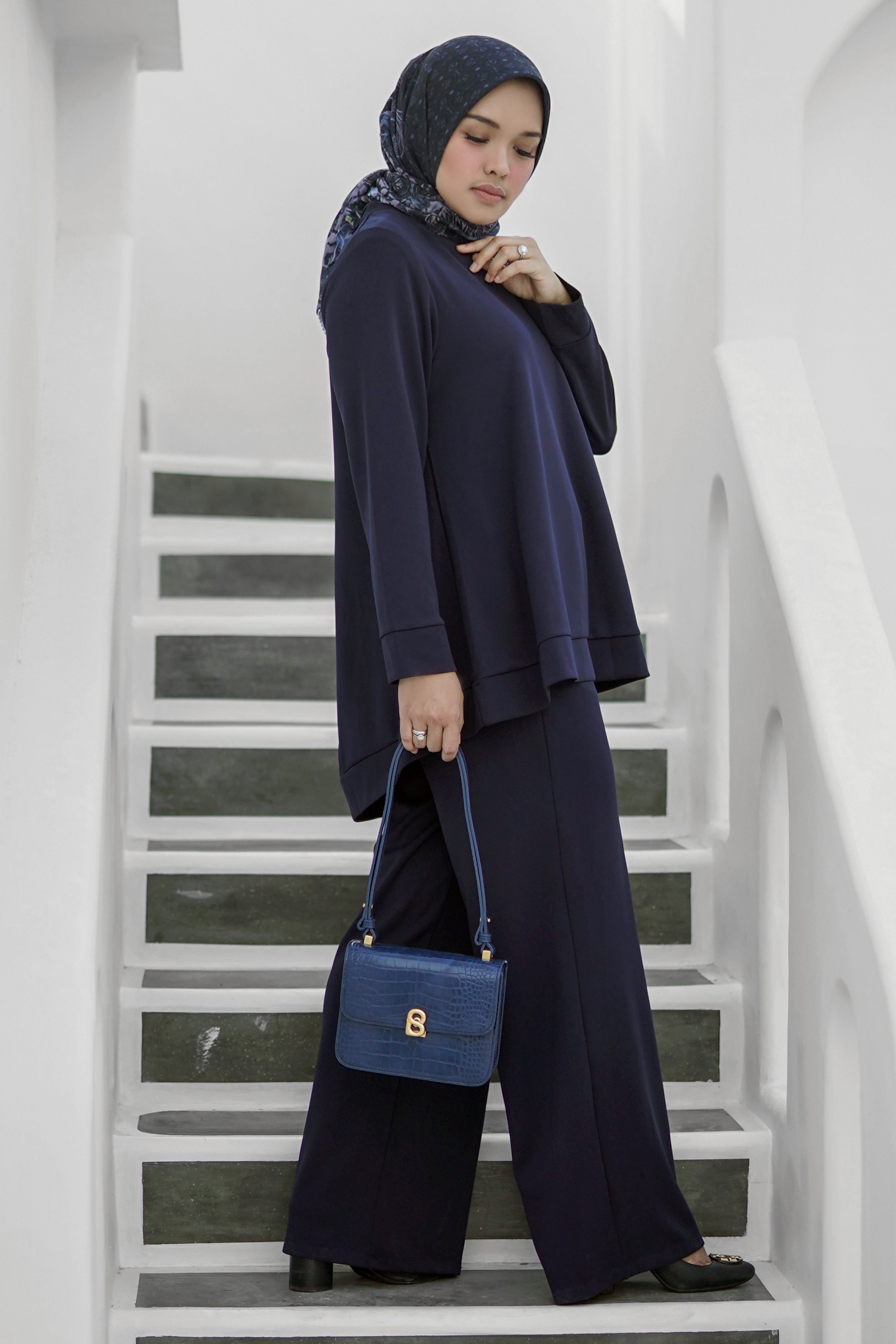 Navy Loosed Comfy Set