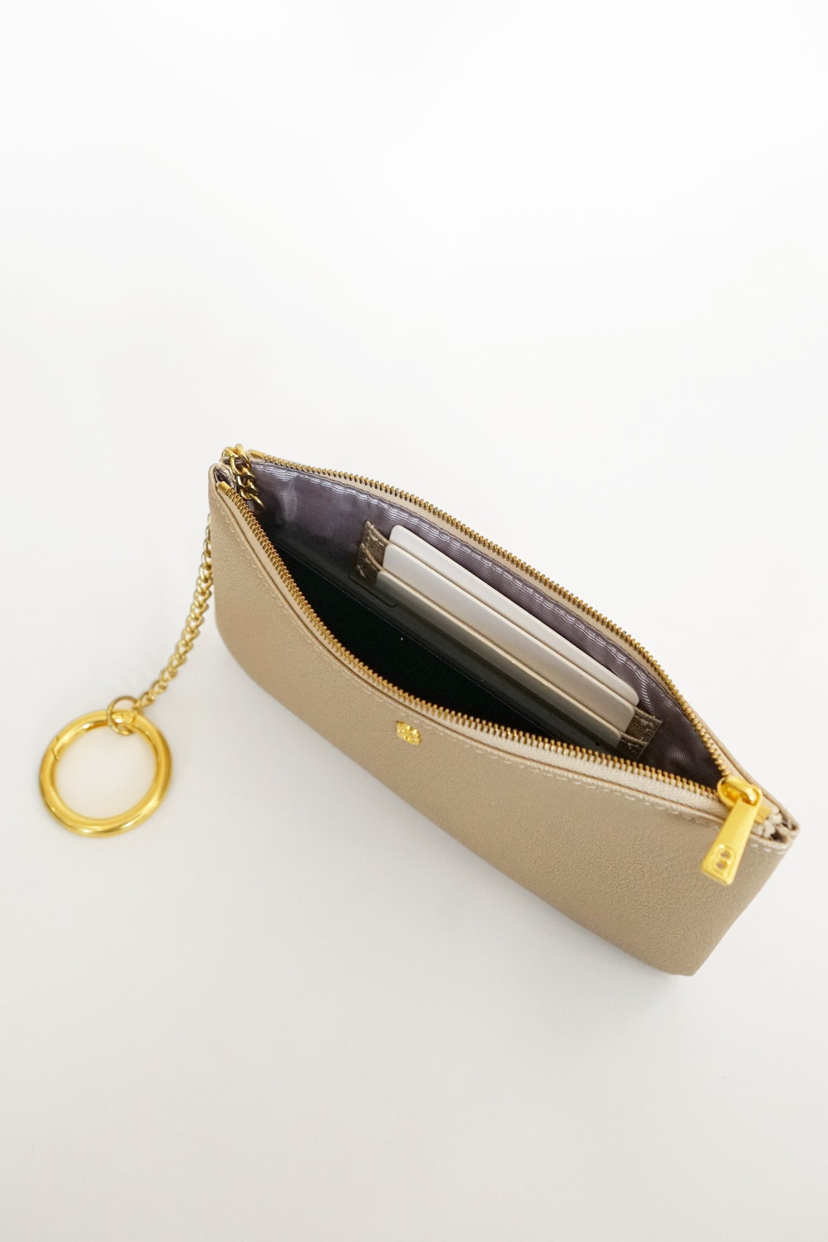 The Amy Long Wristlet - Tan