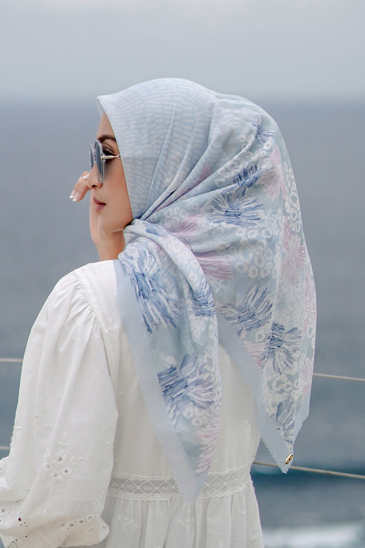 Les Amities Reborn Voal Square XL - Baby Blue