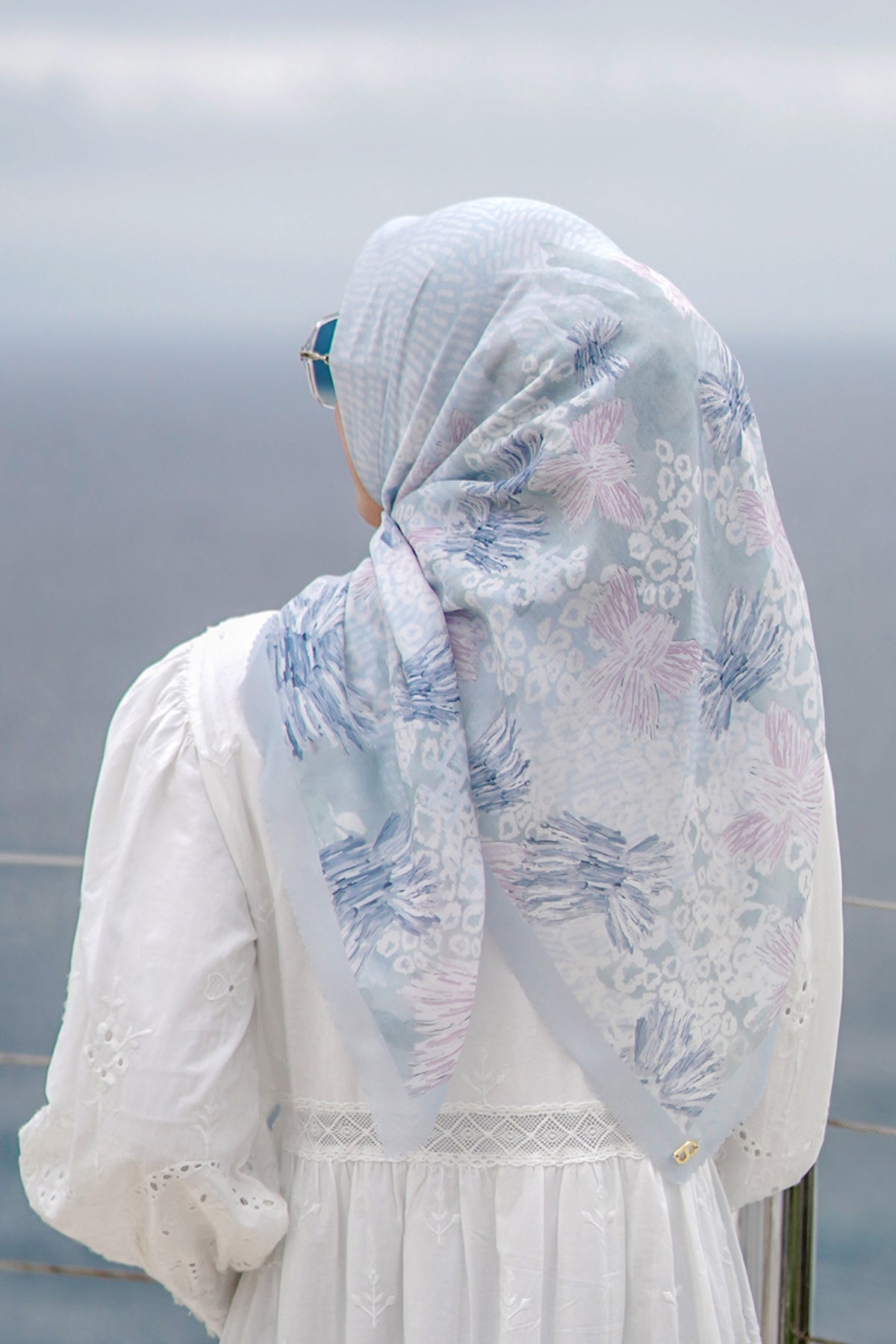 Les Amities Reborn Voal Square XL - Baby Blue