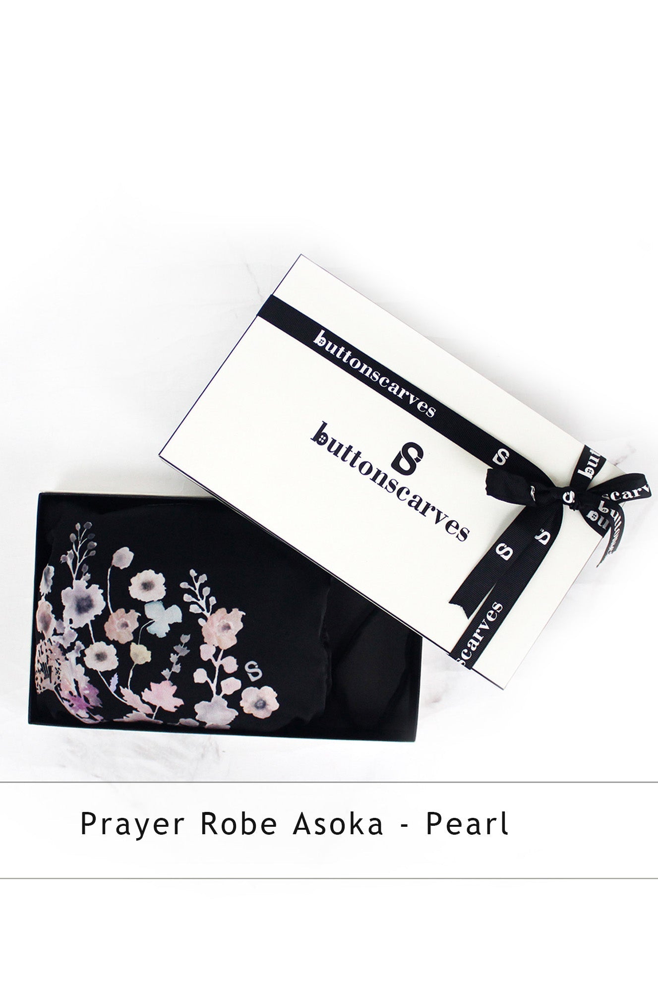 Prayer Robe Asoka in Black