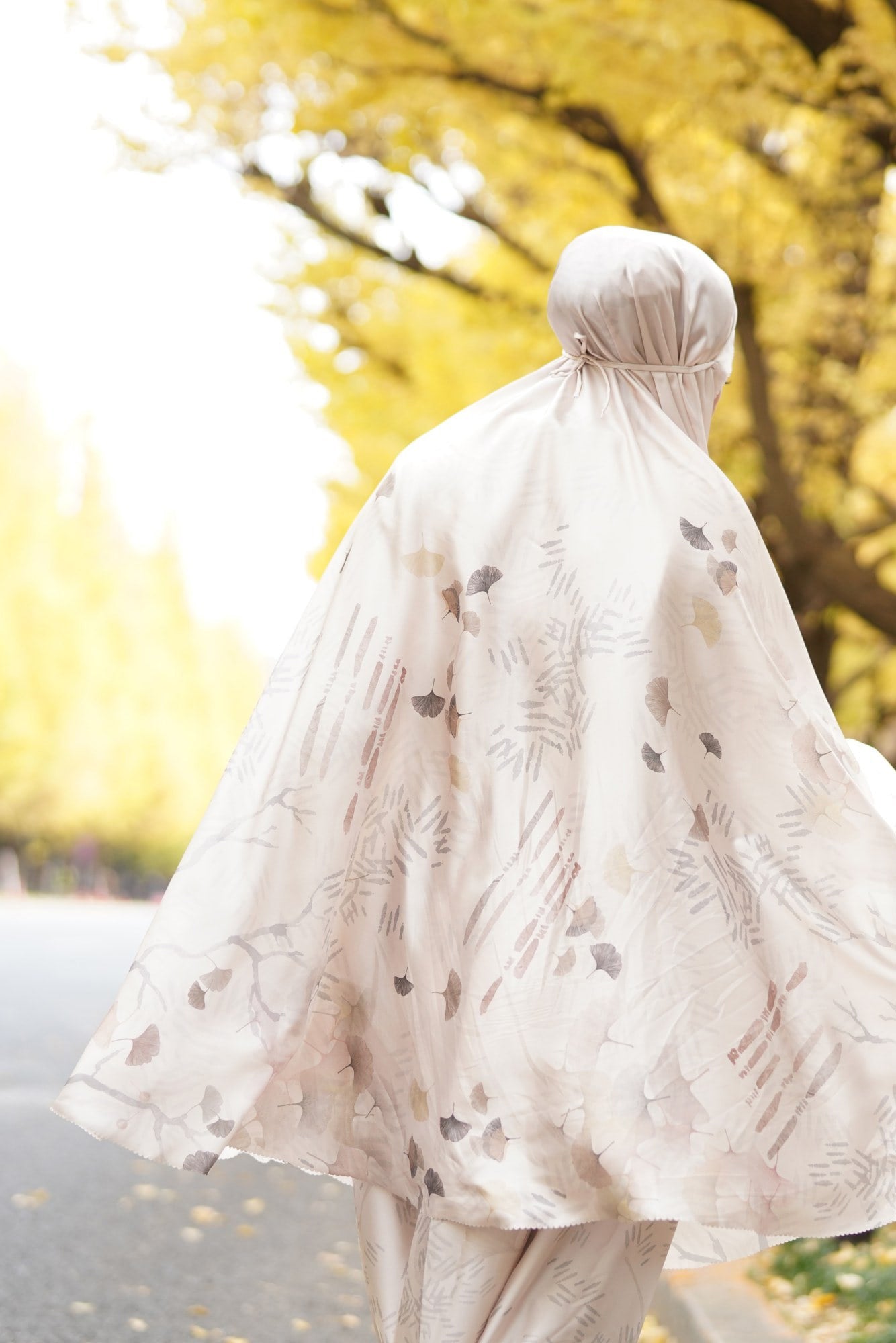 Prayer Robe Ginkgo in Cream