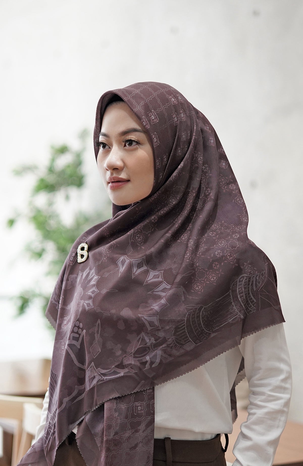 Medina Voal Square XL - Mauve