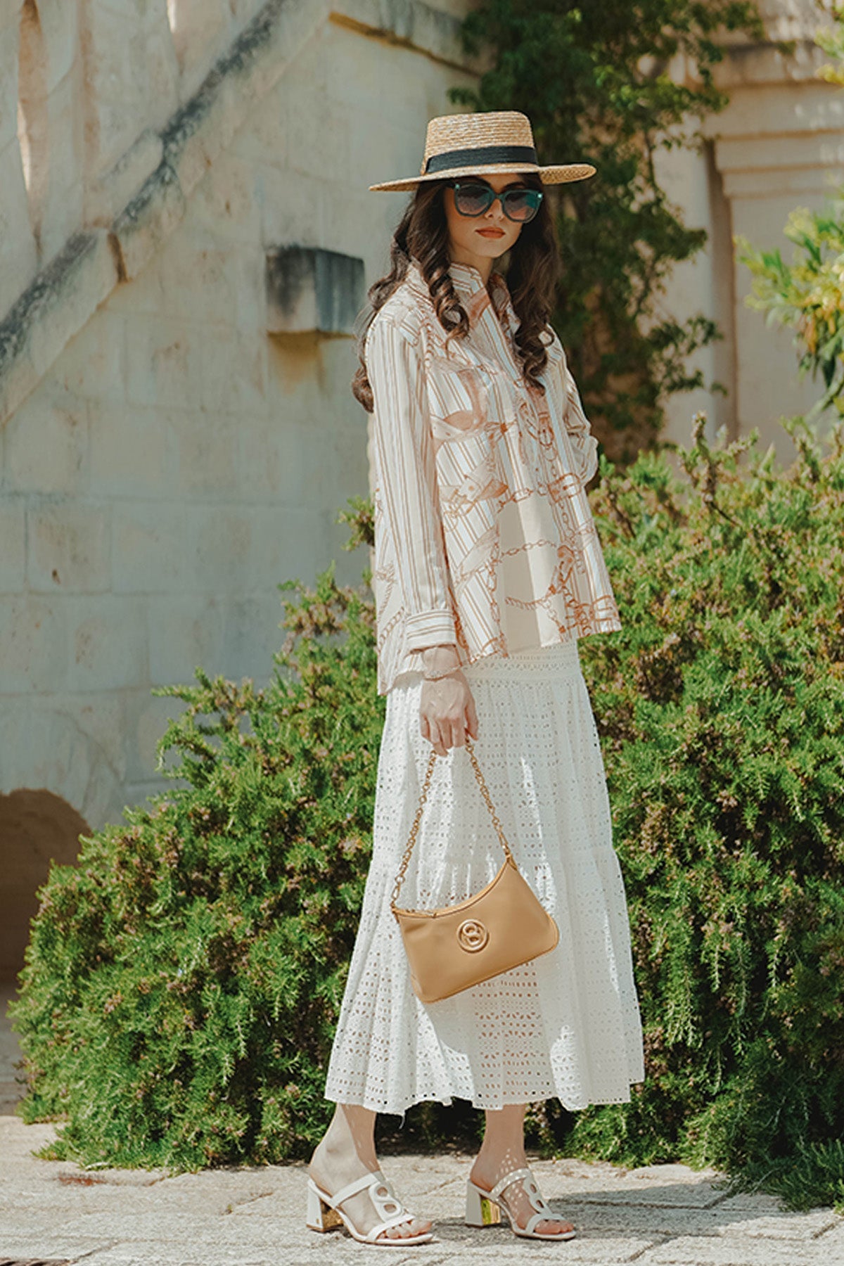 The Chain La Bella Cotton Shirt - Vanilla