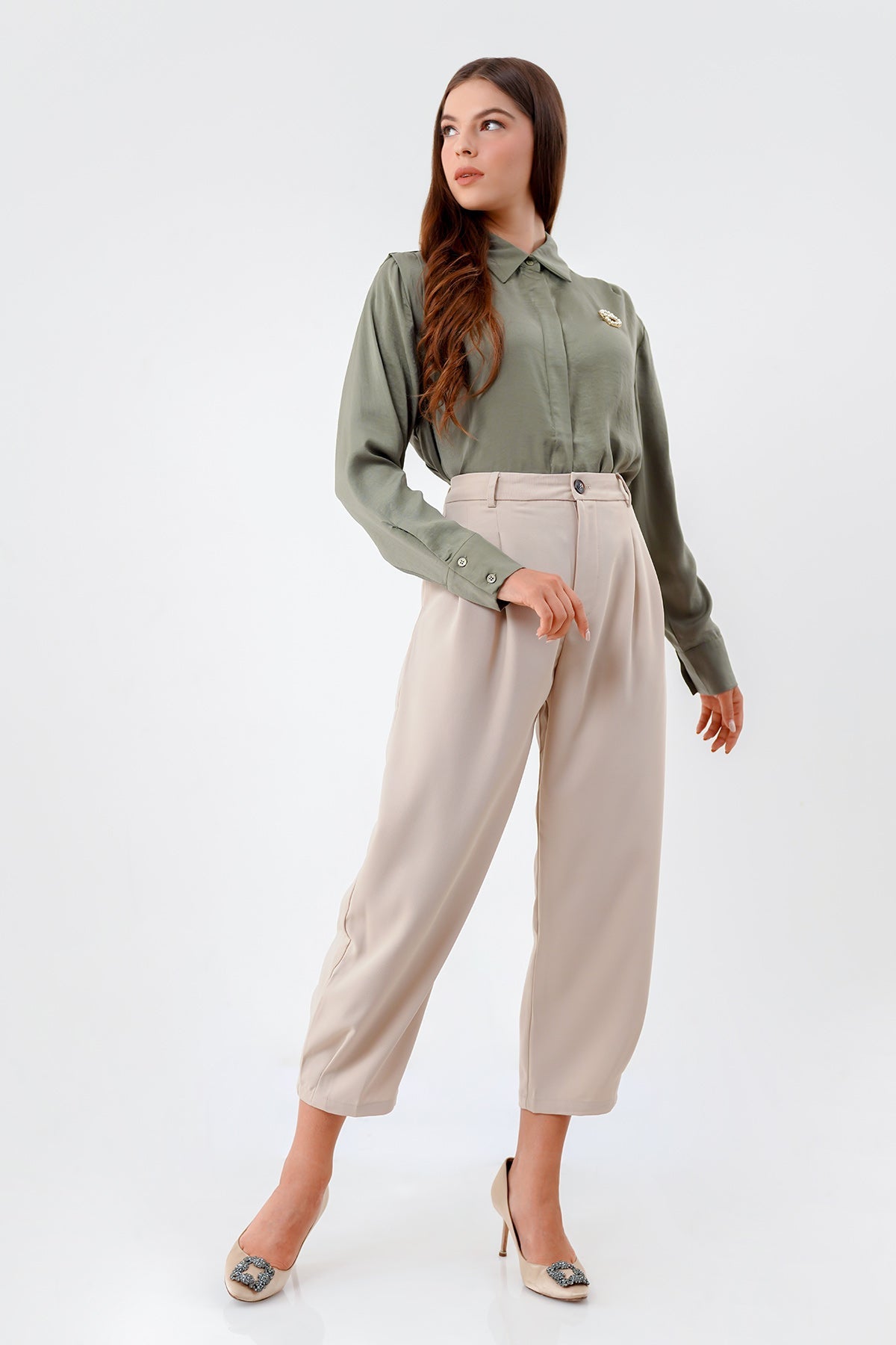 Sofia Shirt - Olive
