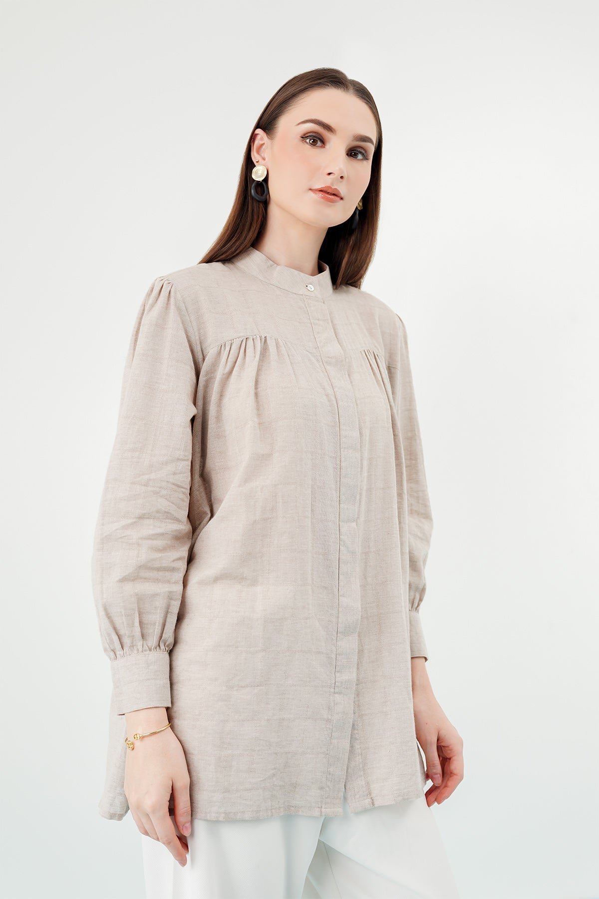 Zaline Shirt - Light Brown