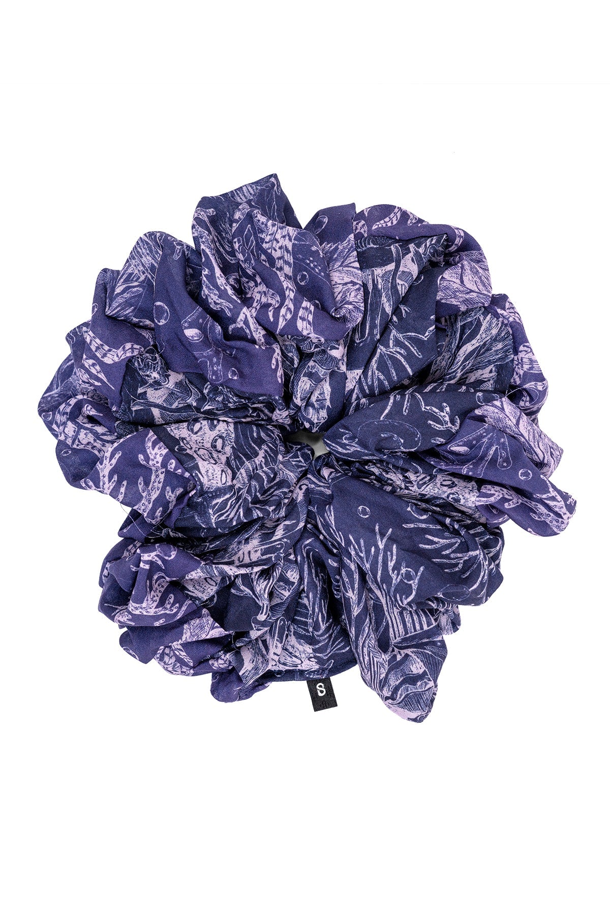 El Mar Minorca Scrunchie - Midnight Purple