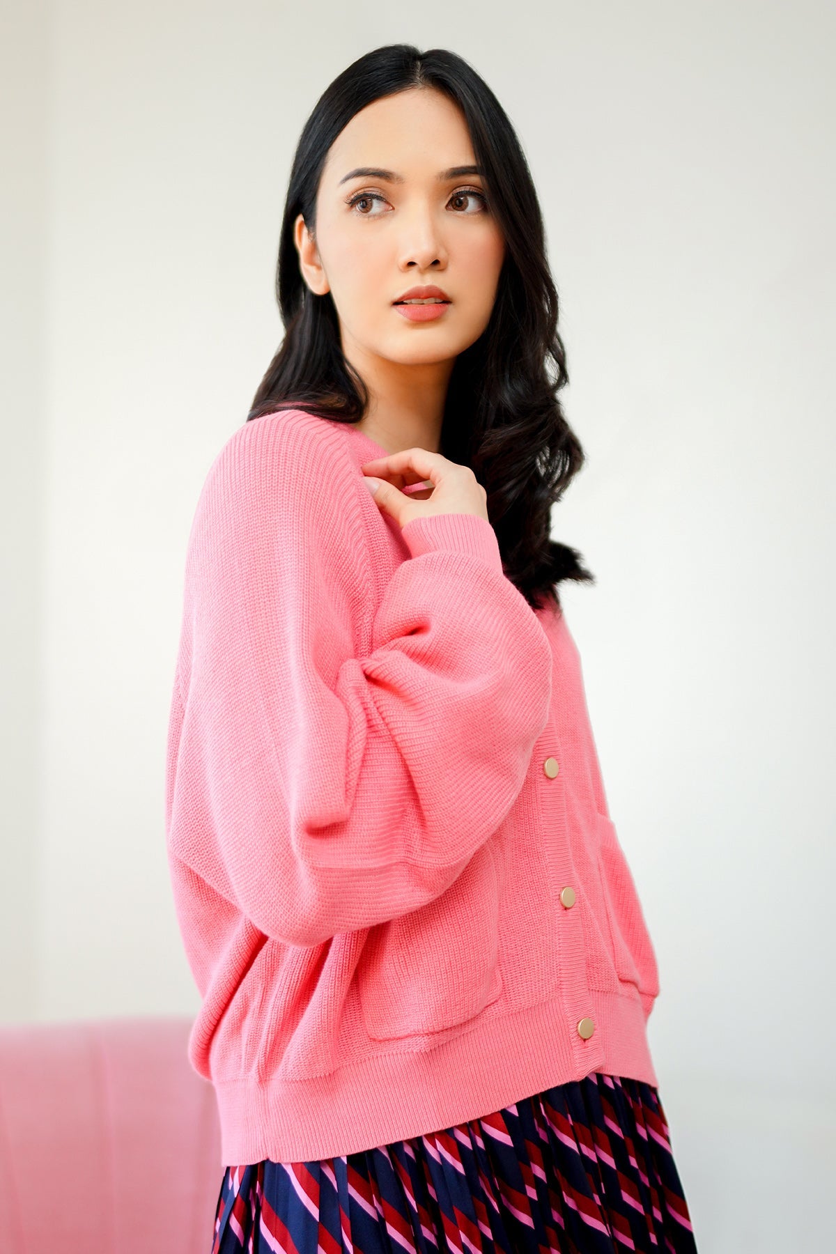 Joy Cardigan - Pink