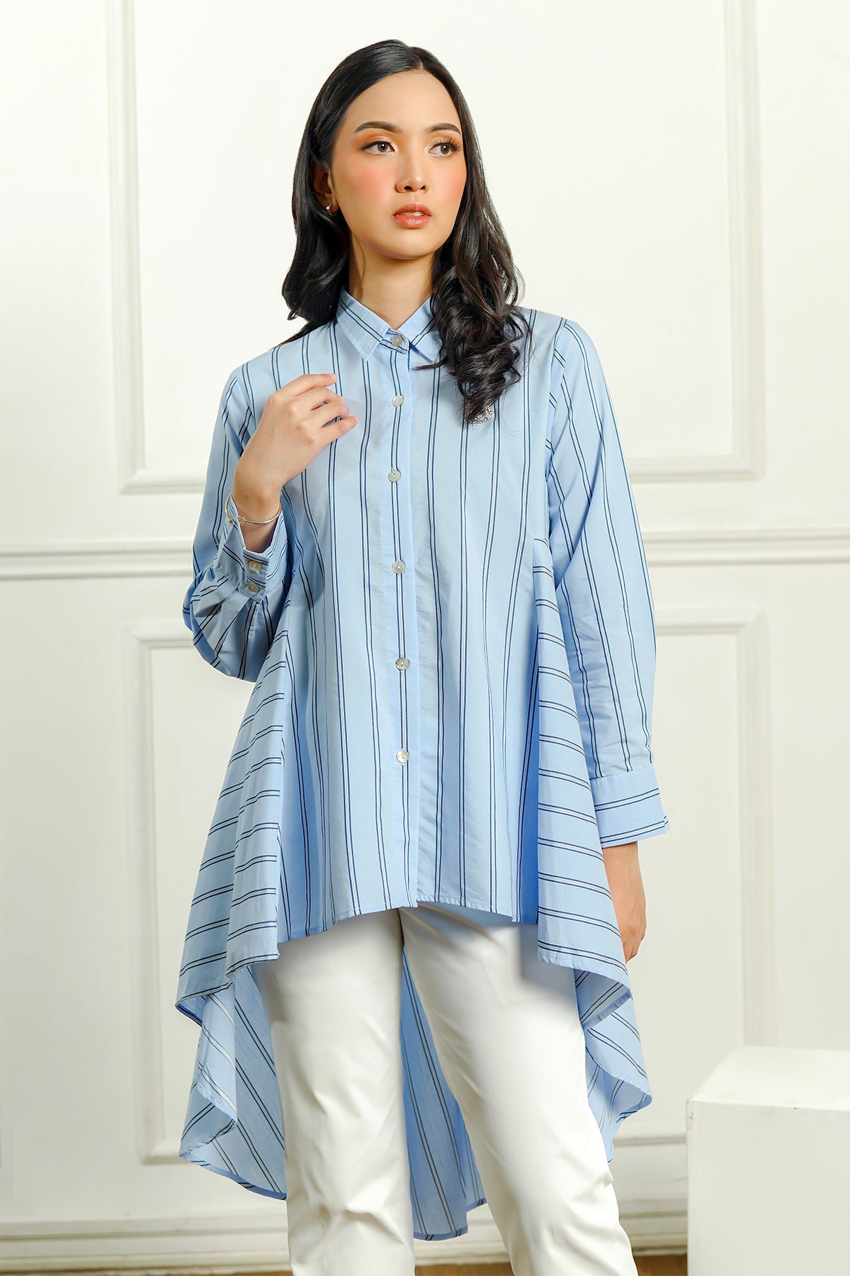 Kanza Shirt - Blue