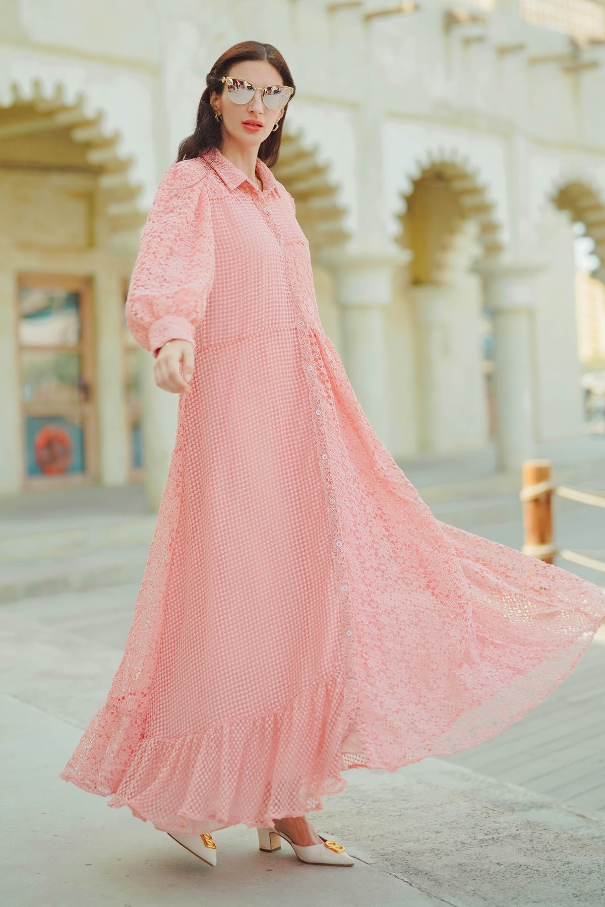 Sandrina Maxi Dress - Pink