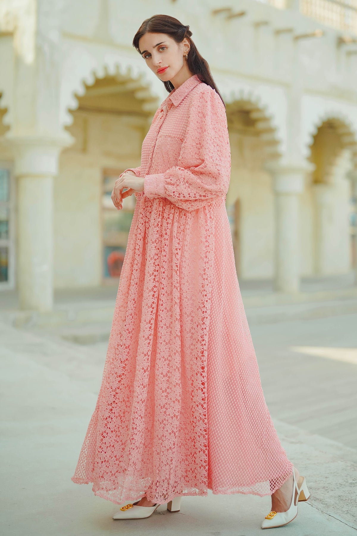 Sandrina Maxi Dress - Pink
