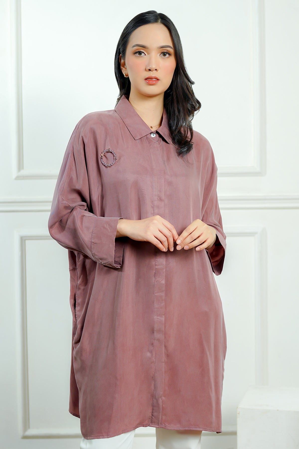 Preferee Shirt - Dusty Mauve