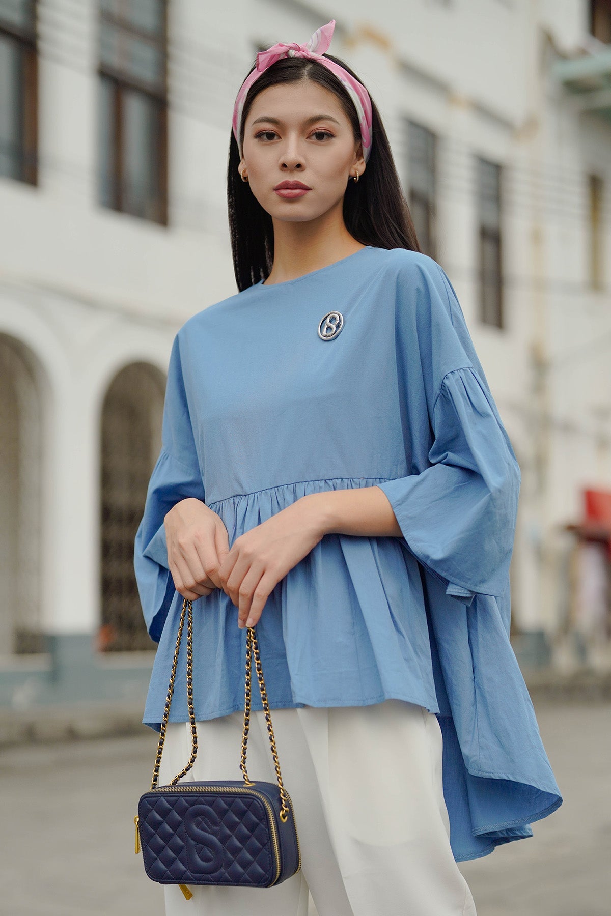 Naura Blouse - Blue