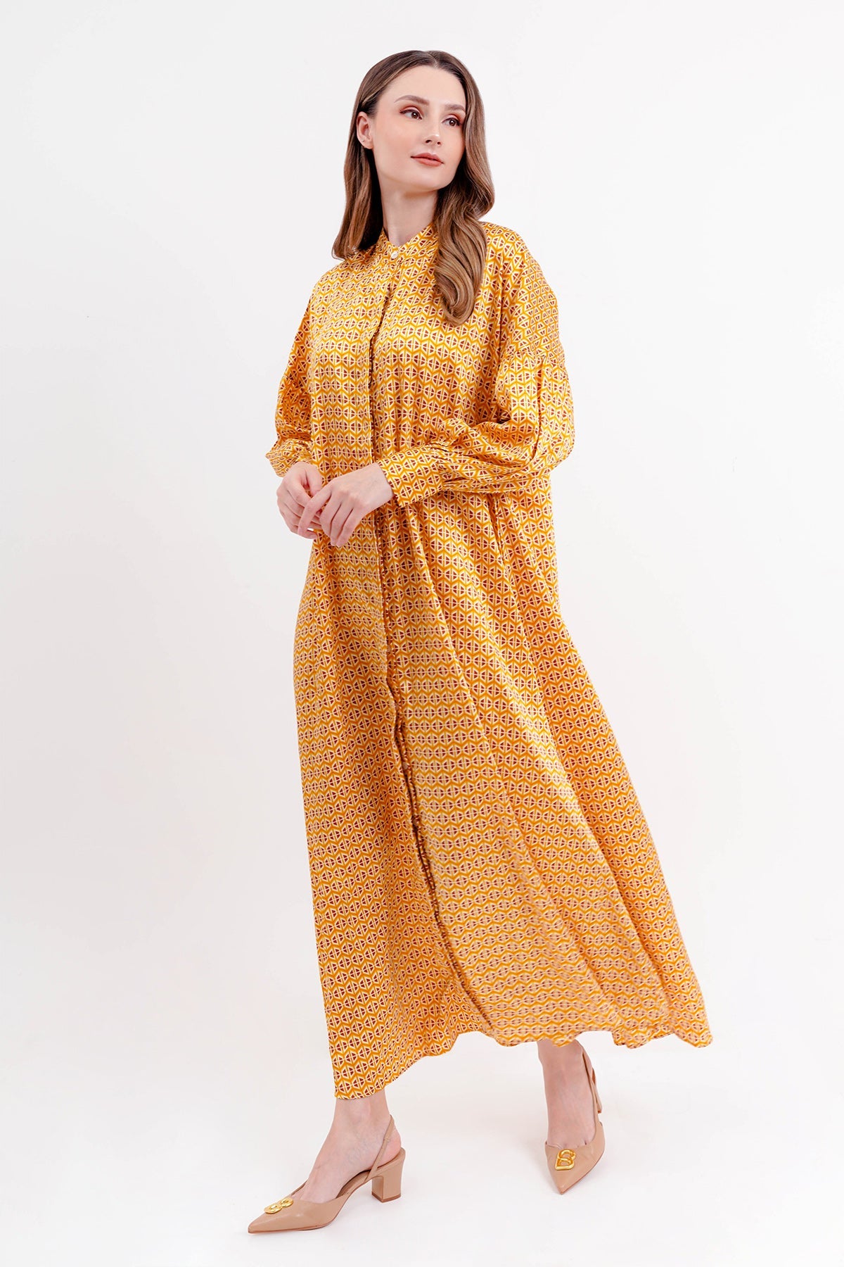 Giani Long Dress - Yellow