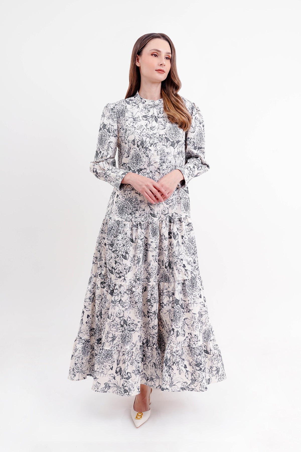 Le Jardin Bleu Maxi Dress