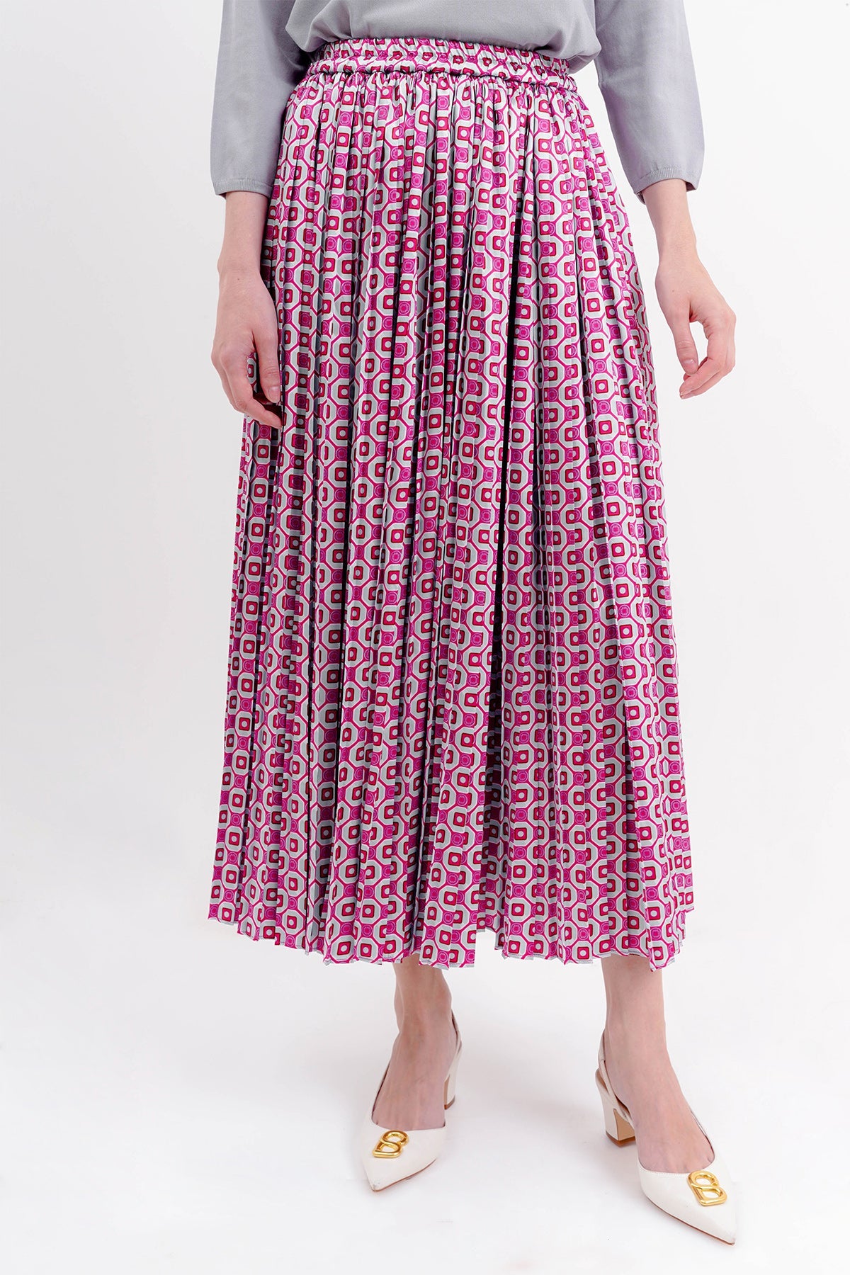 Giani Pleated Skirt - Purple