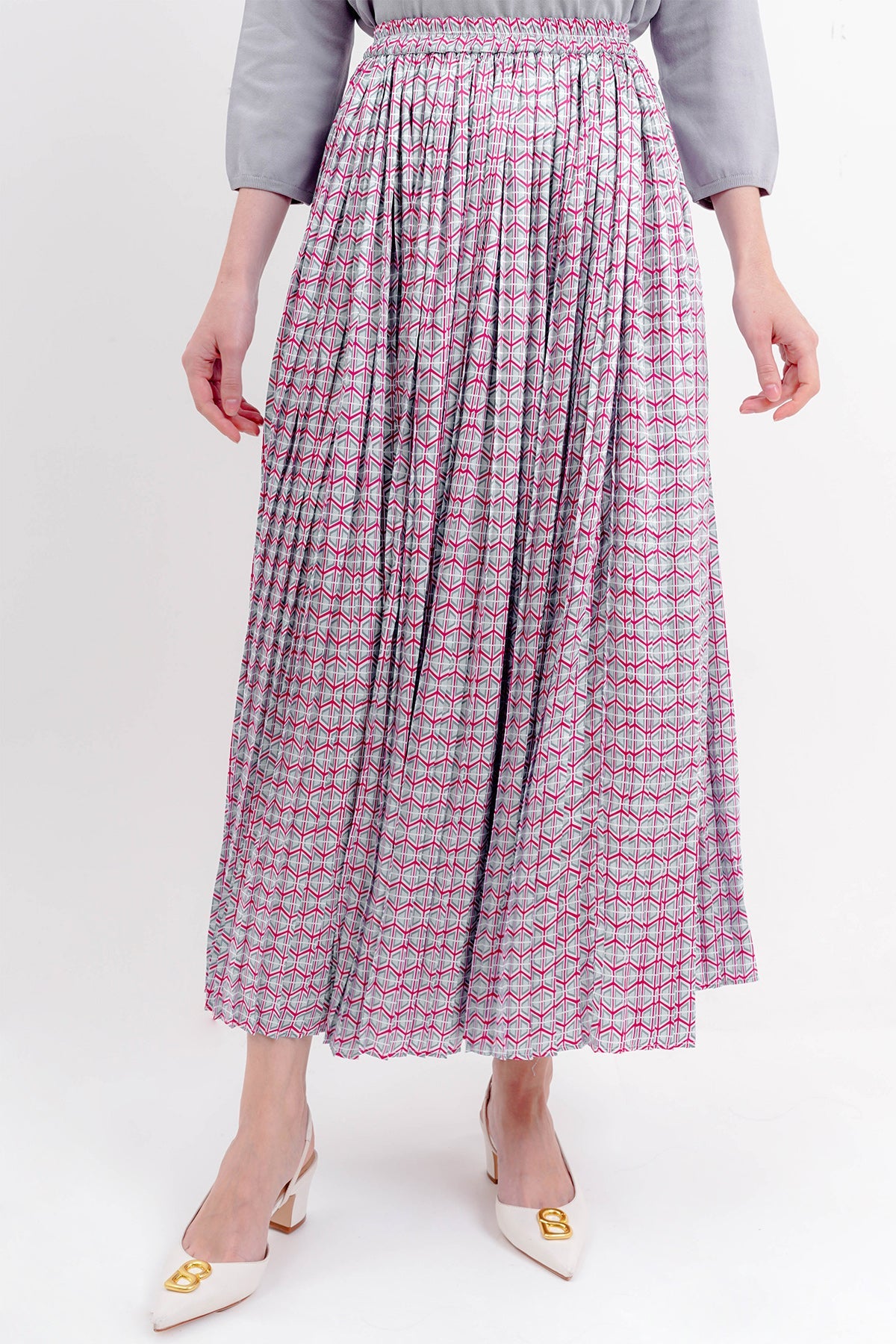 Giani Pleated Skirt - Blue