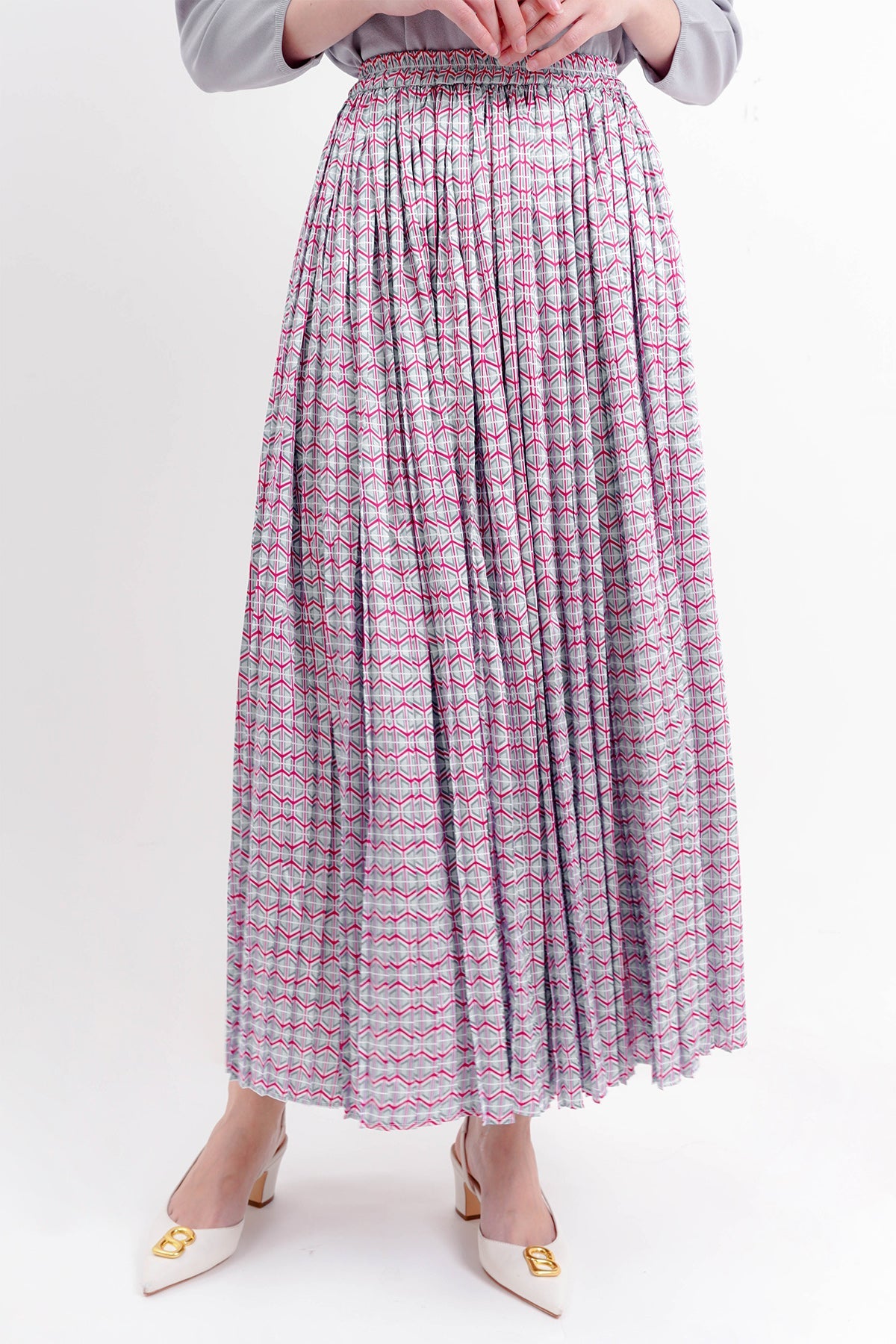 Giani Pleated Skirt - Blue