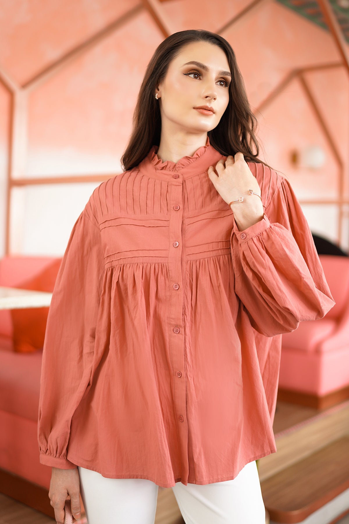 Raven Shirt - Rose