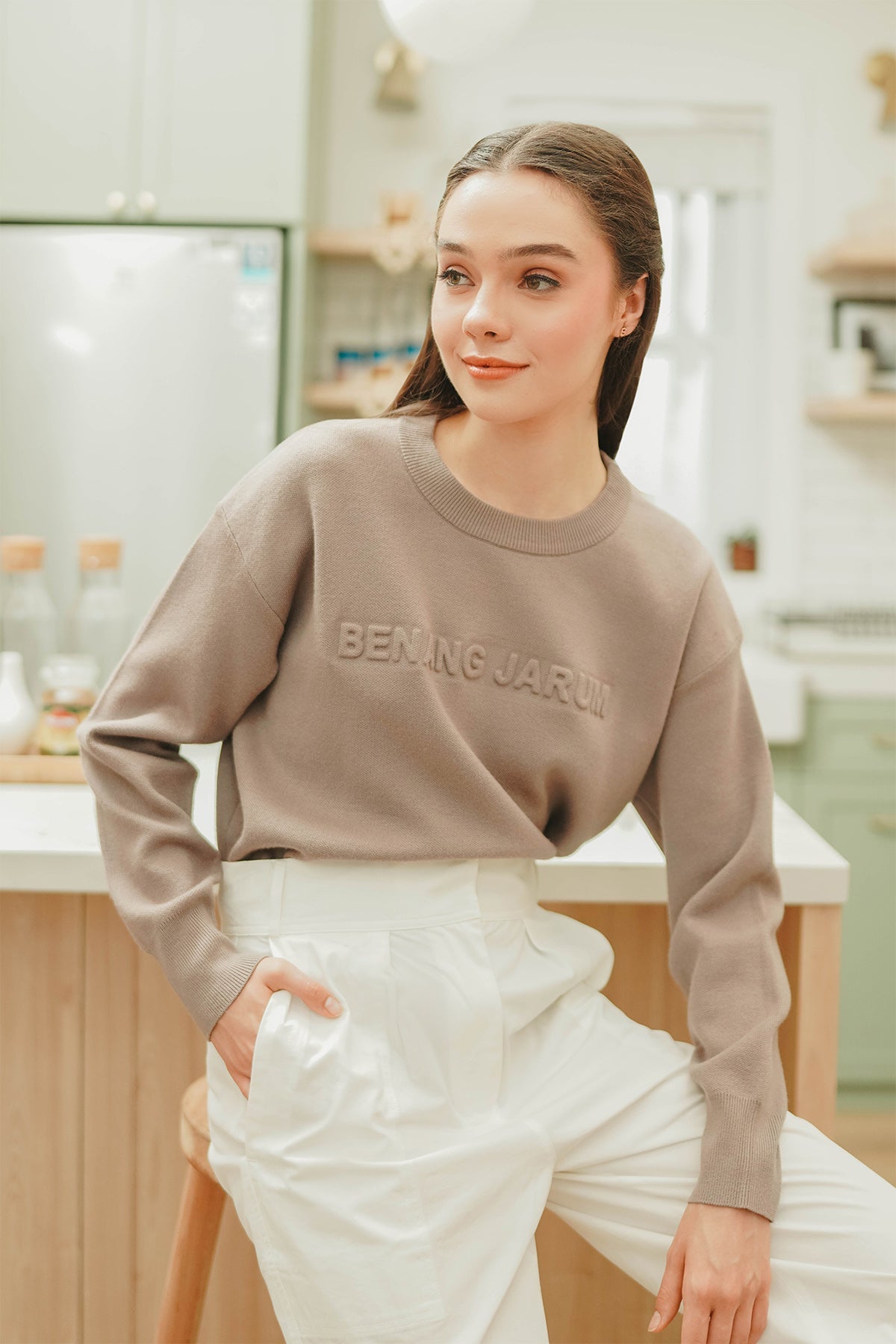 Lorrie Sweatshirt - Mocha
