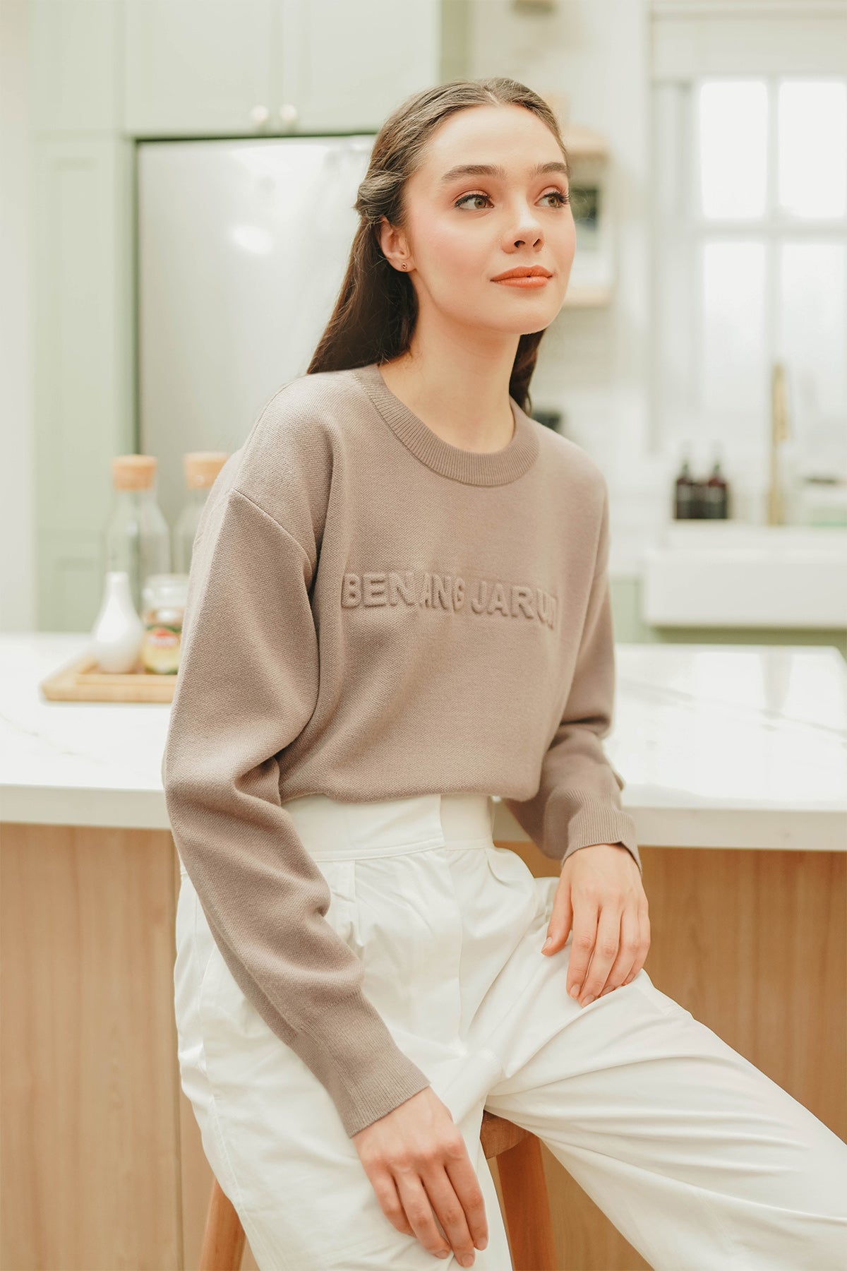 Lorrie Sweatshirt - Mocha