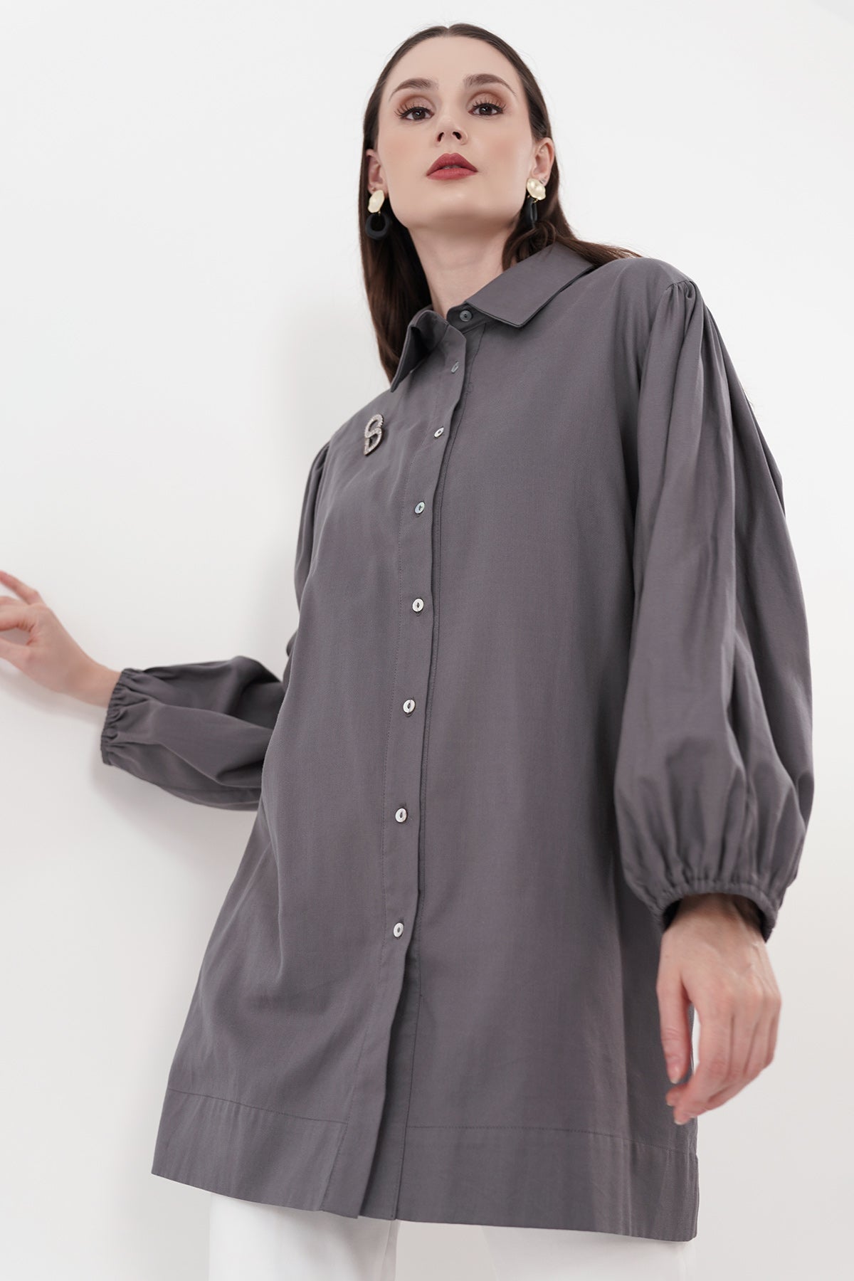 Ziza Shirt - Dark Grey