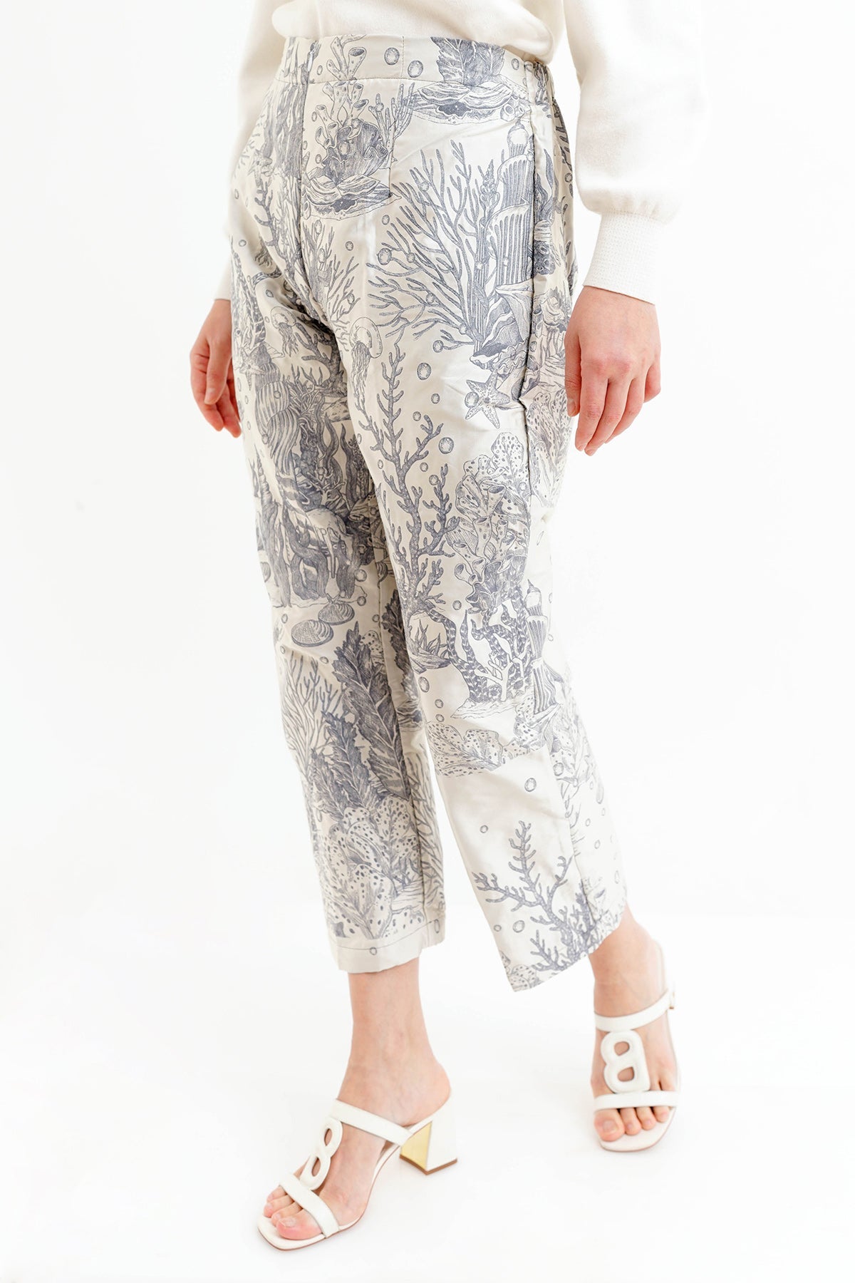 El Mar Minorca Jacquard Pants - Blue