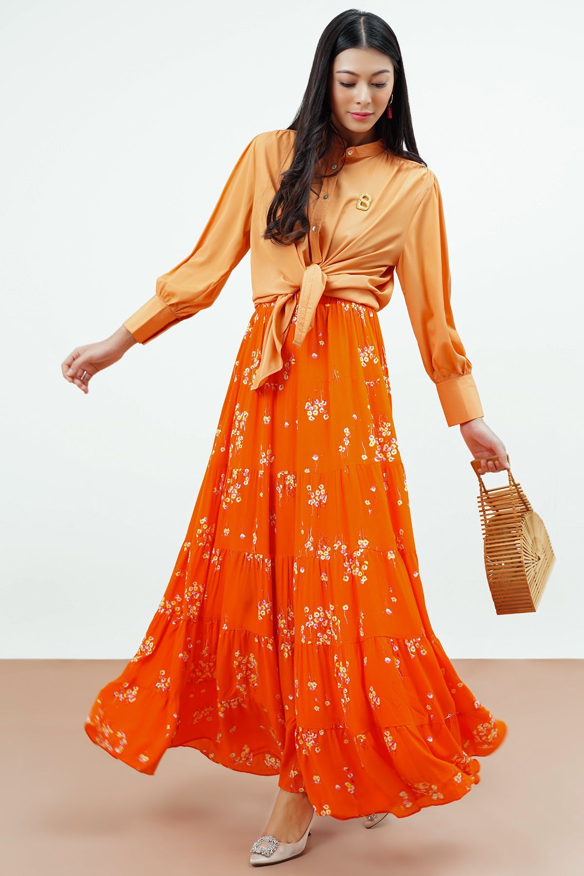 Tami Skirt - Orange
