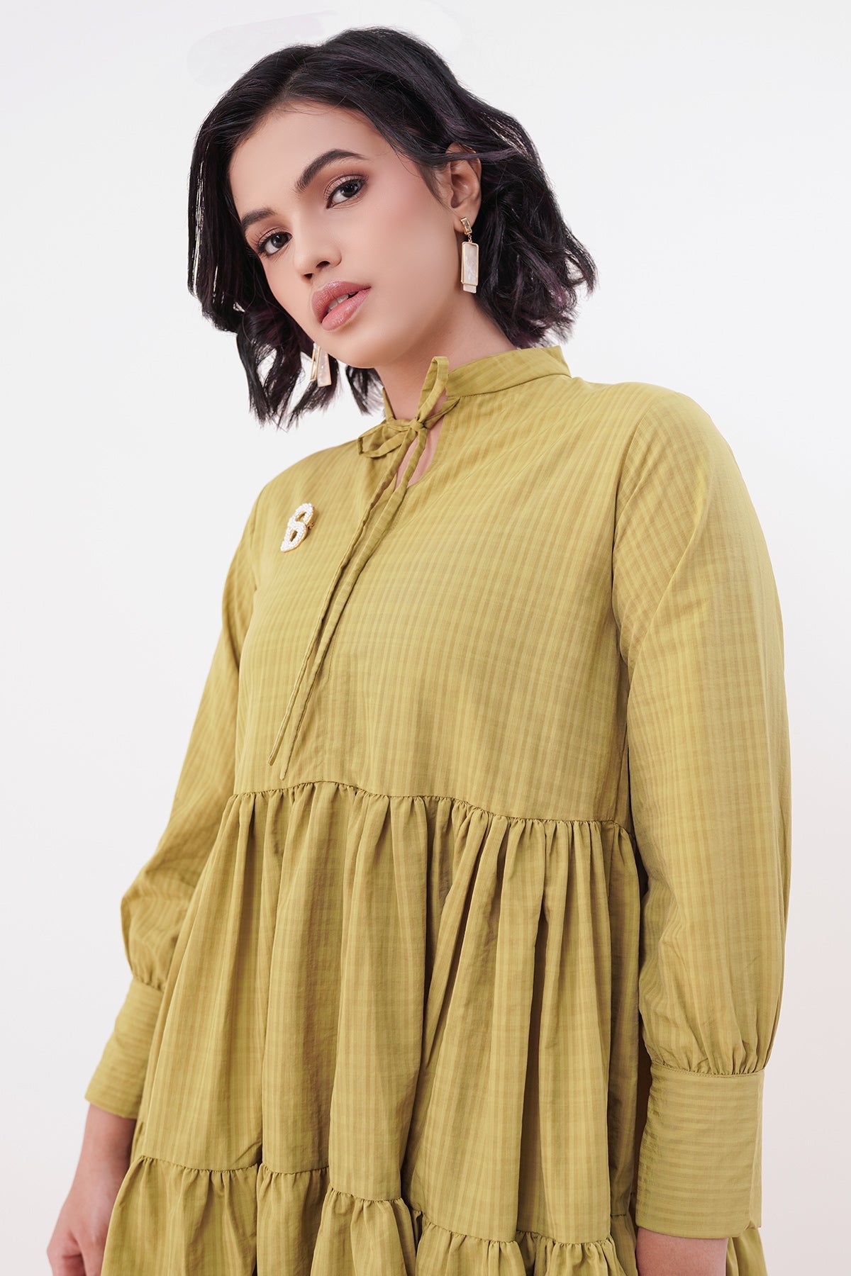 Raline Tiered Top - Green