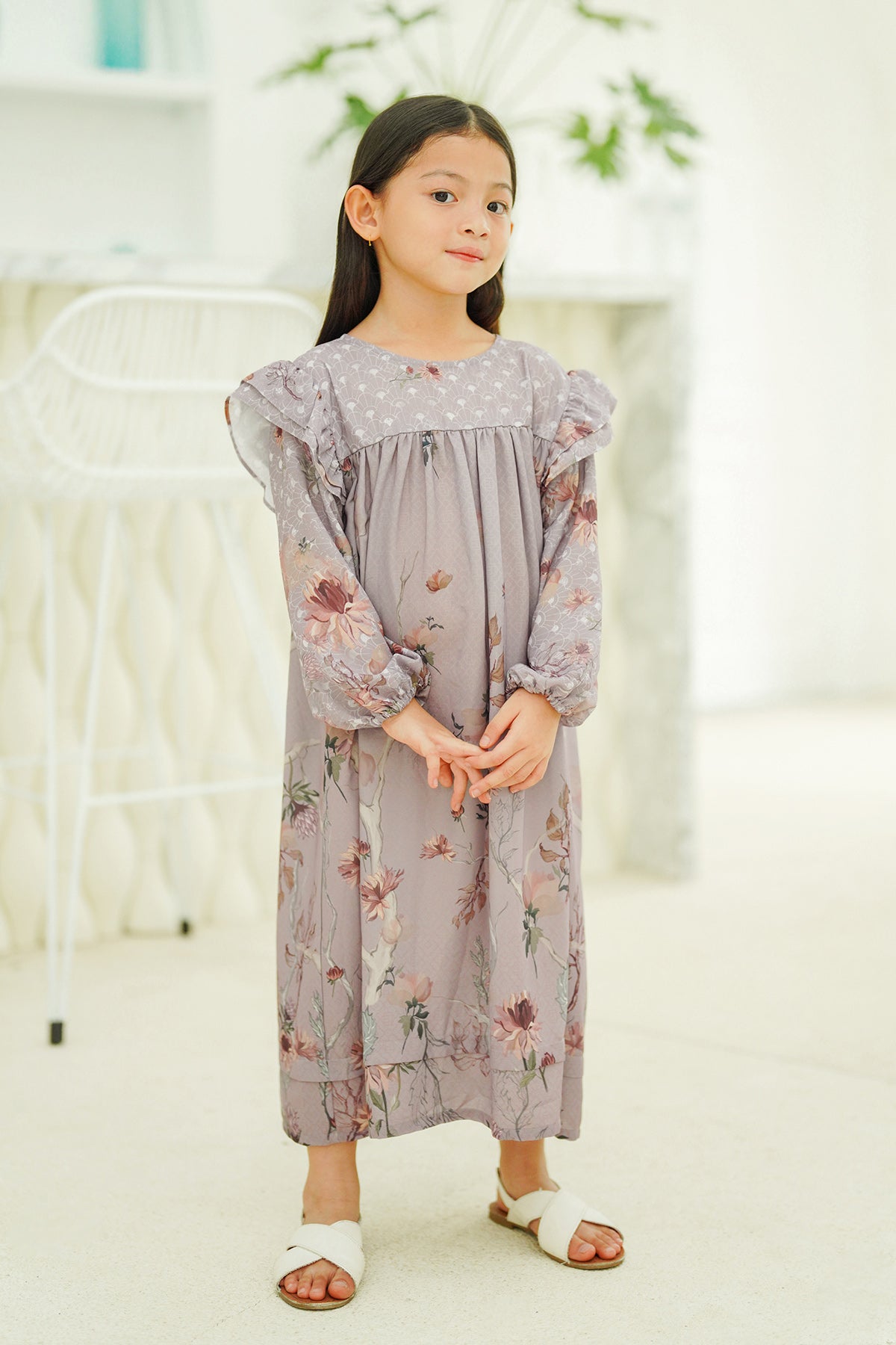 Ayuna Dress - Dusty Purple