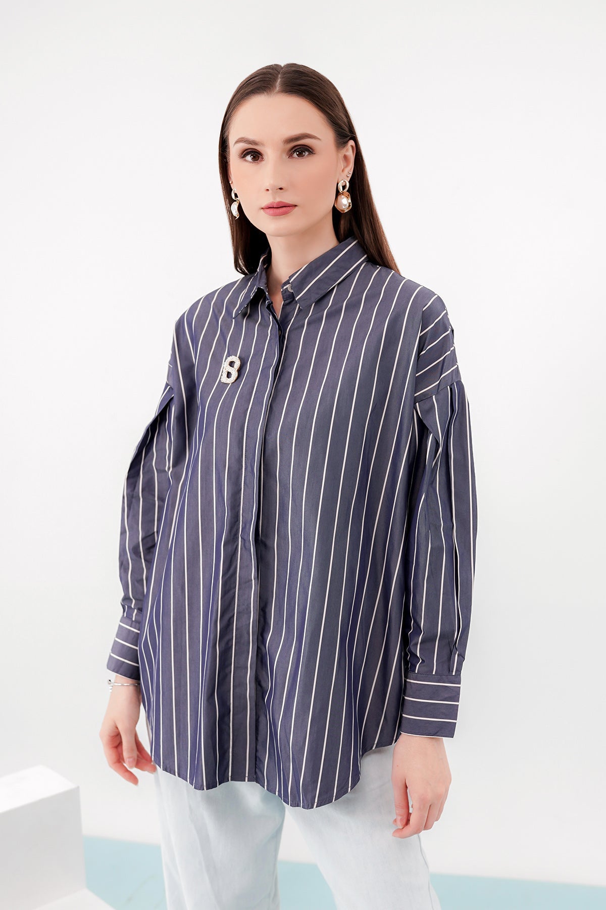 Yaya Shirt - Deep Blue