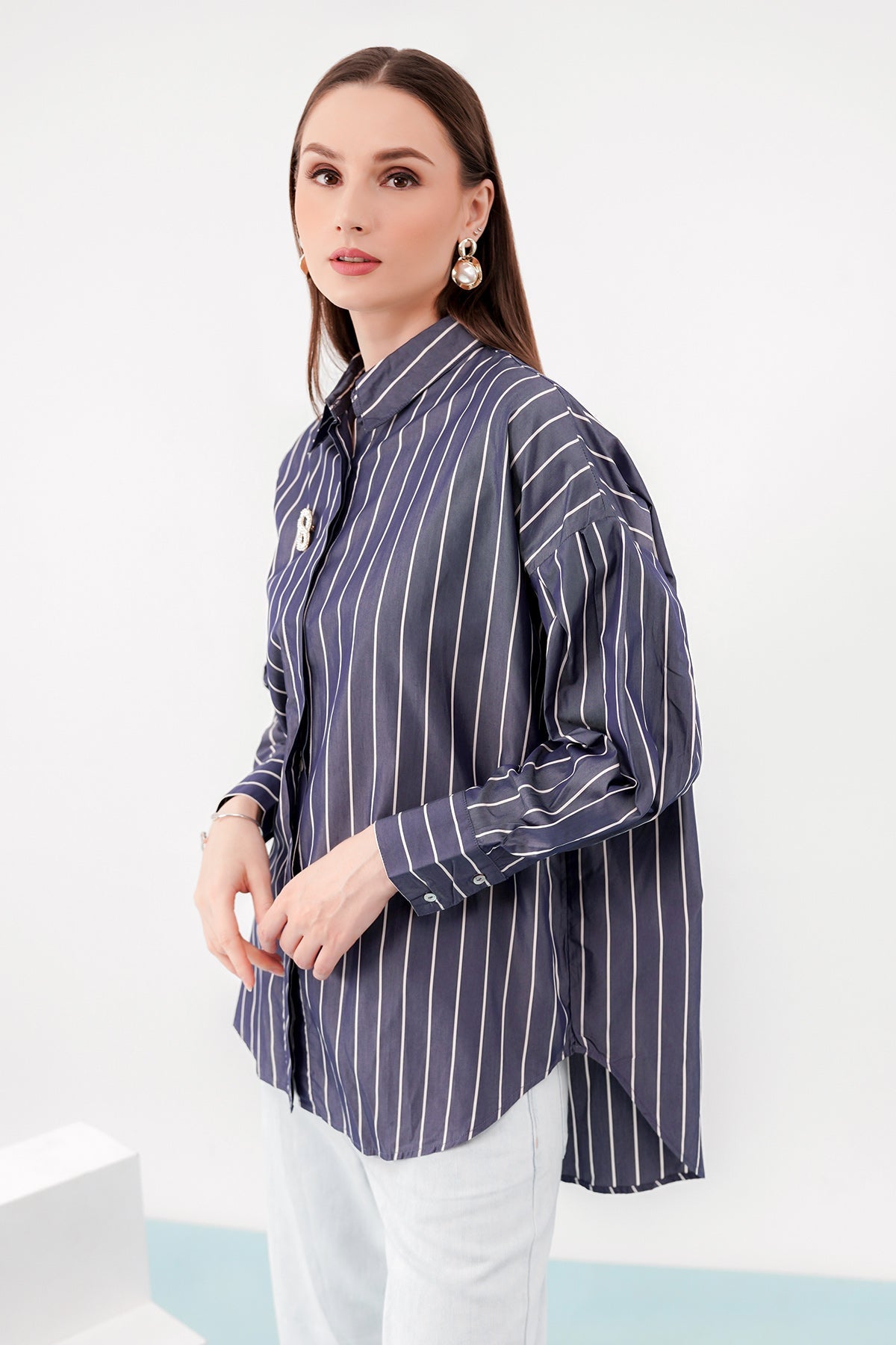 Yaya Shirt - Deep Blue