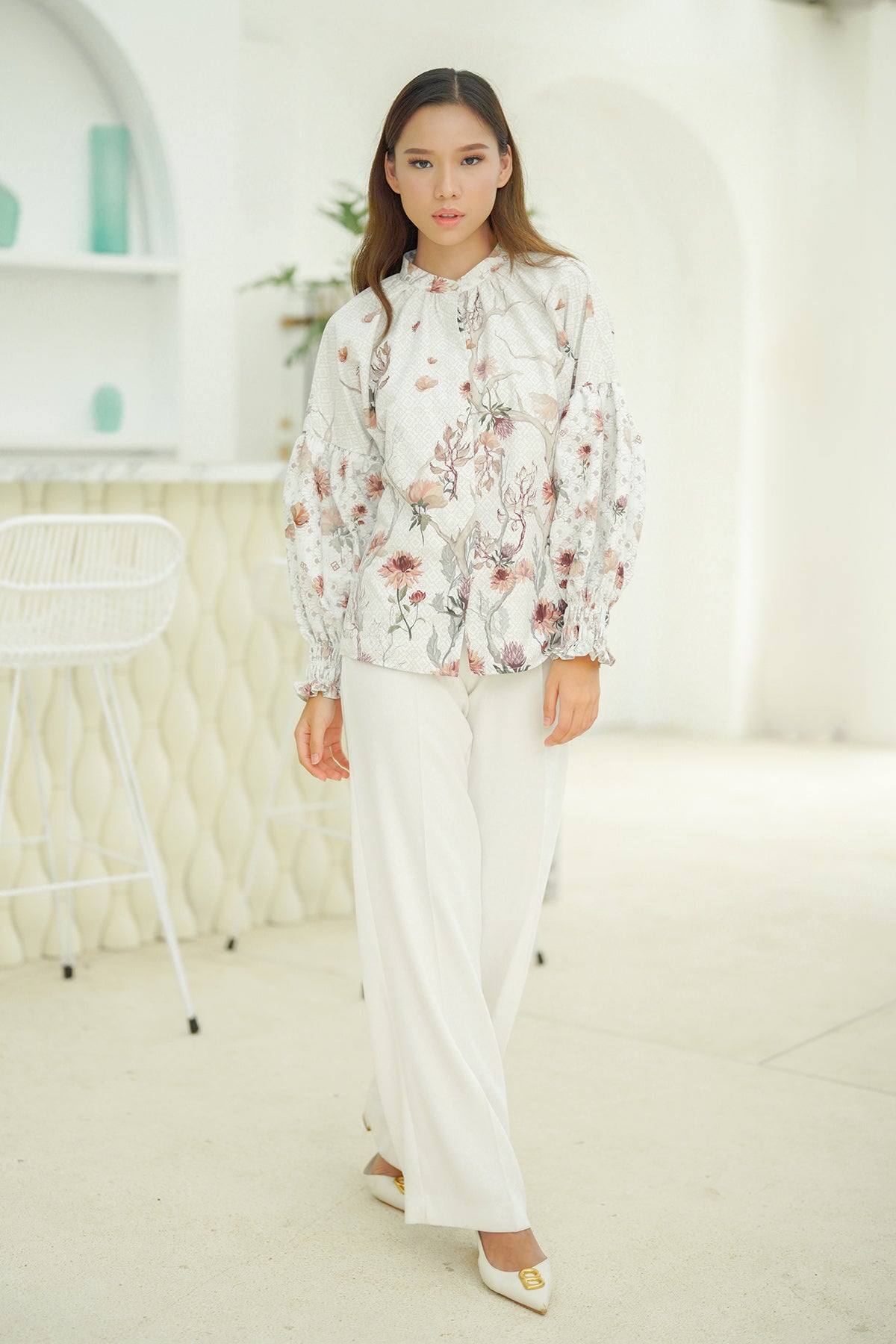 Arina Shirt - Pearl