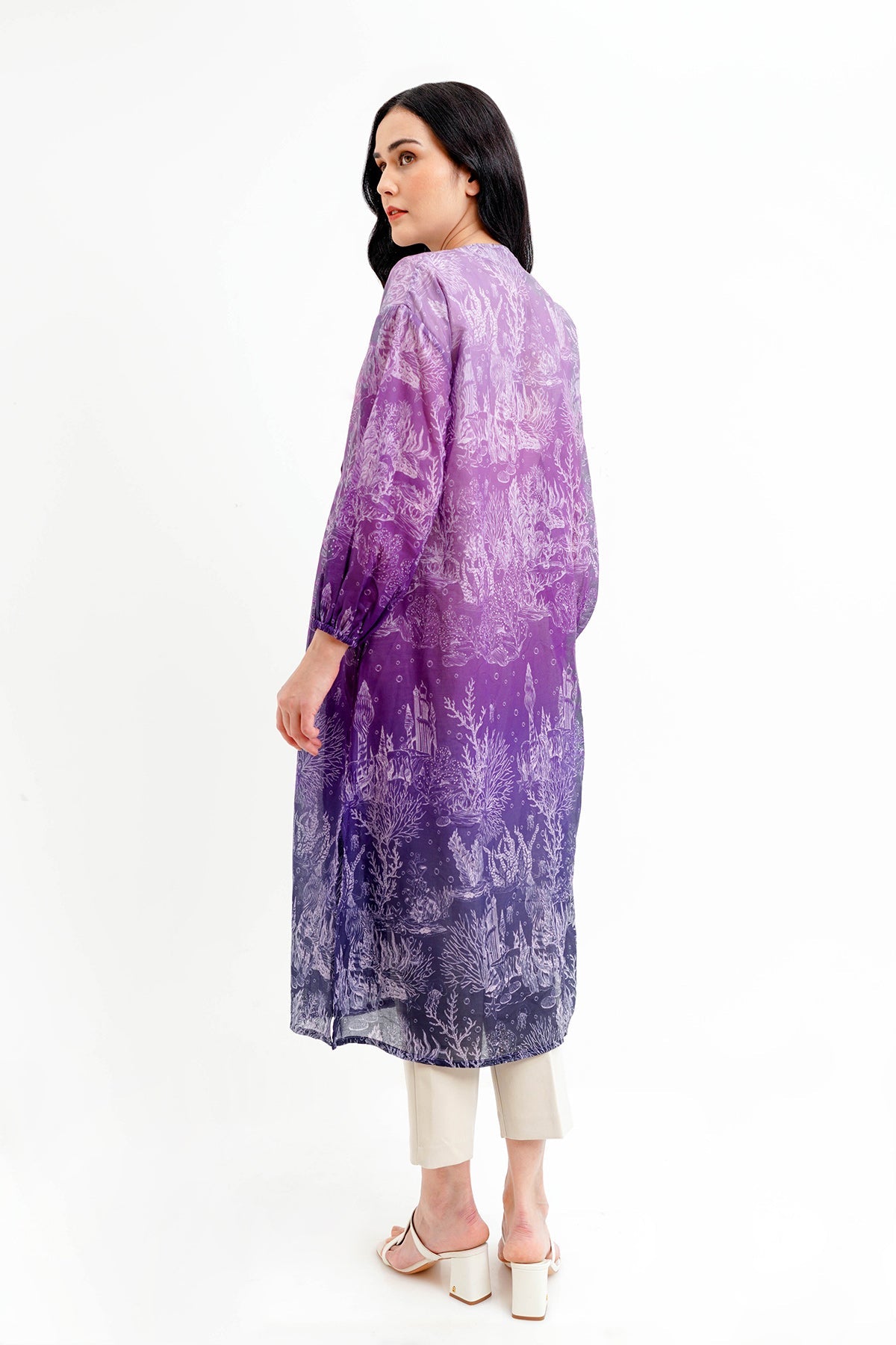 El Mar Minorca Wrap Long Outer - Purple