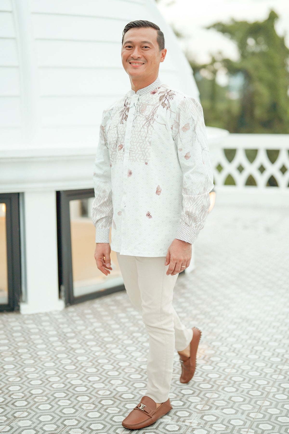 Amran Shirt - Pearl