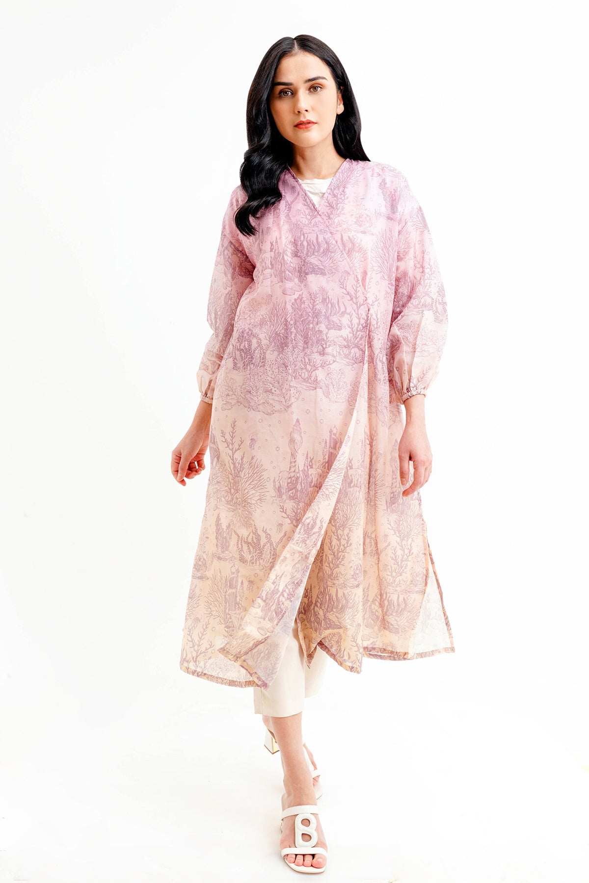 El Mar Minorca Wrap Long Outer - Wisteria