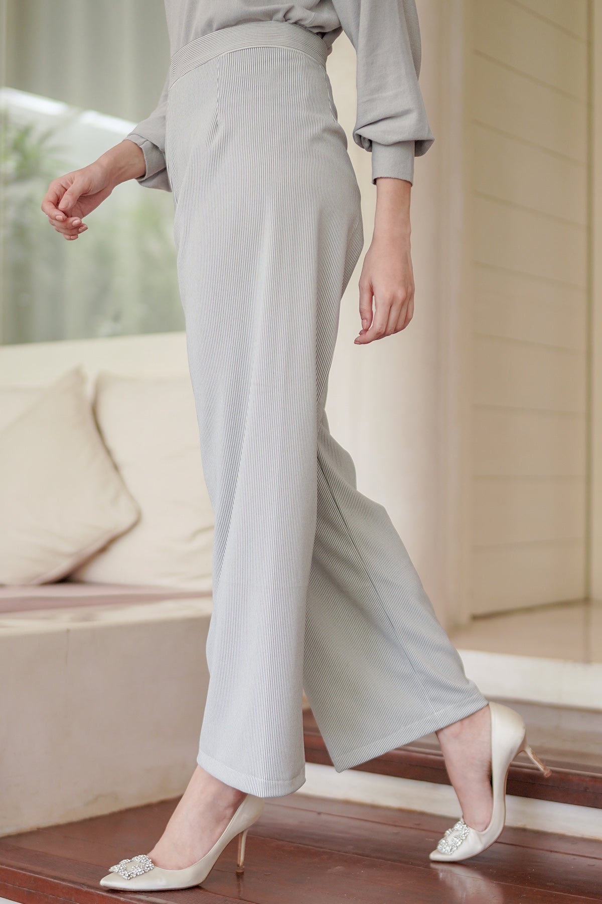 Preferee Pants 2.0 - Grey Stripes